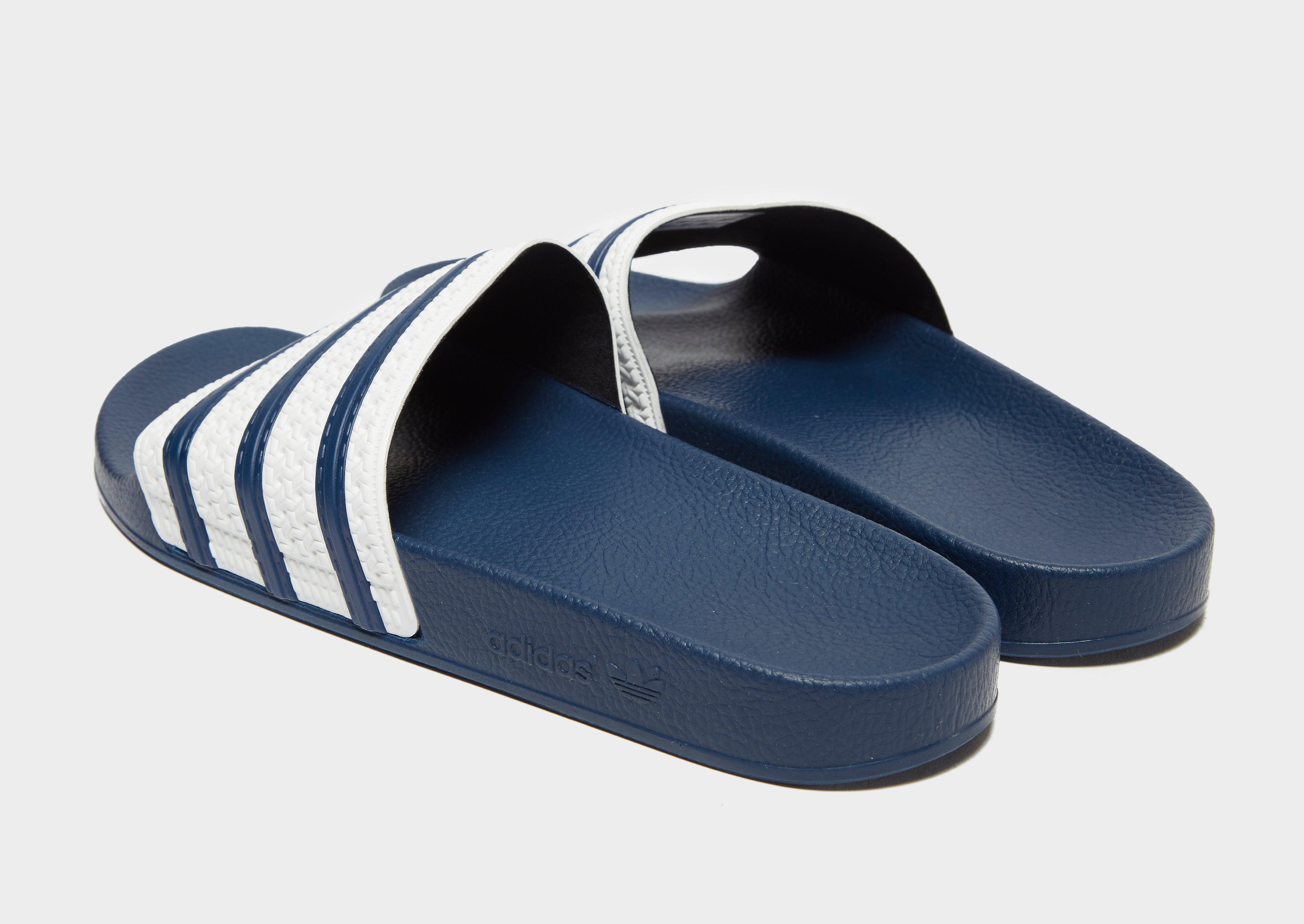 Claquette adidas homme bleu best sale