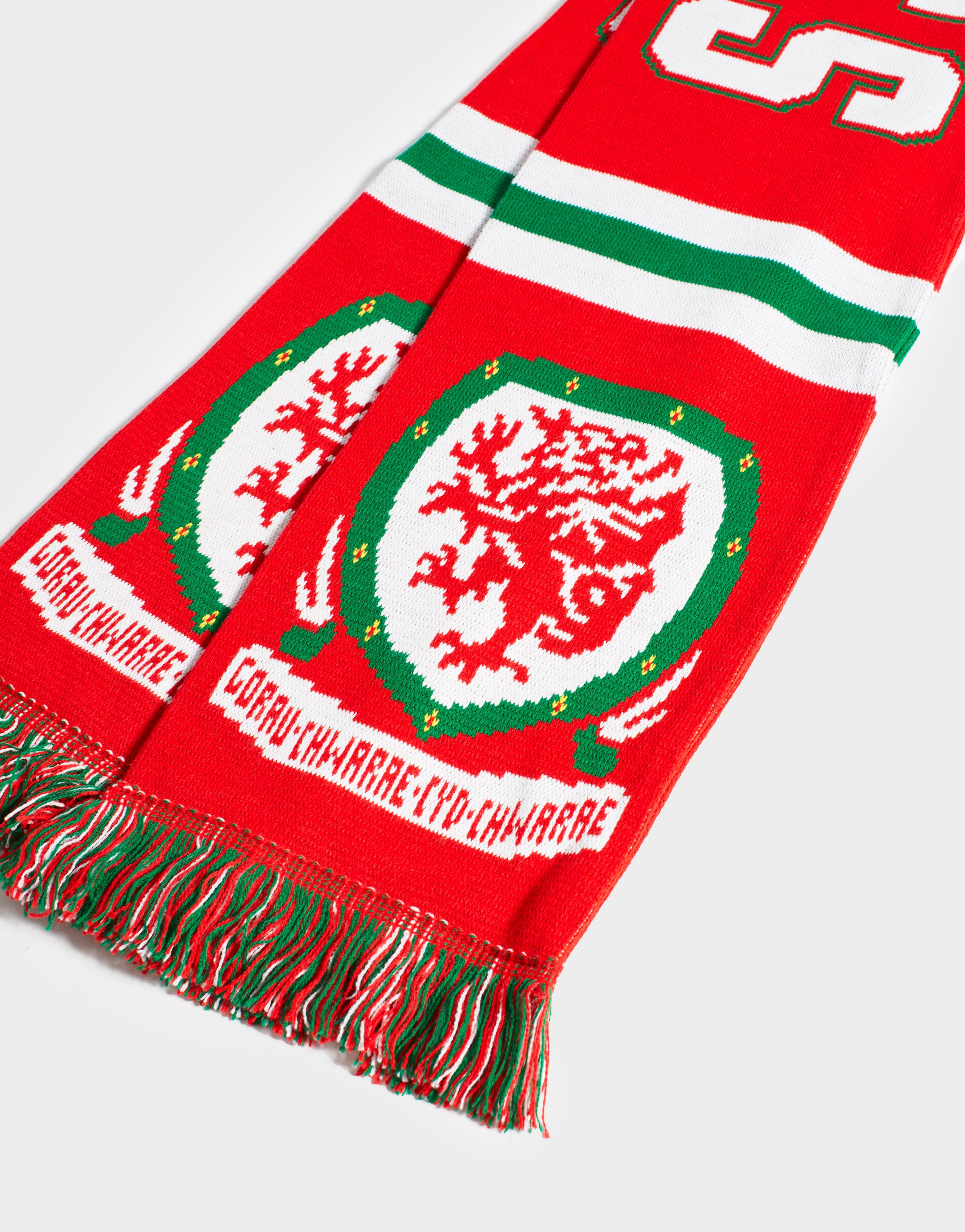 Official Team Wales Jacquard Scarf
