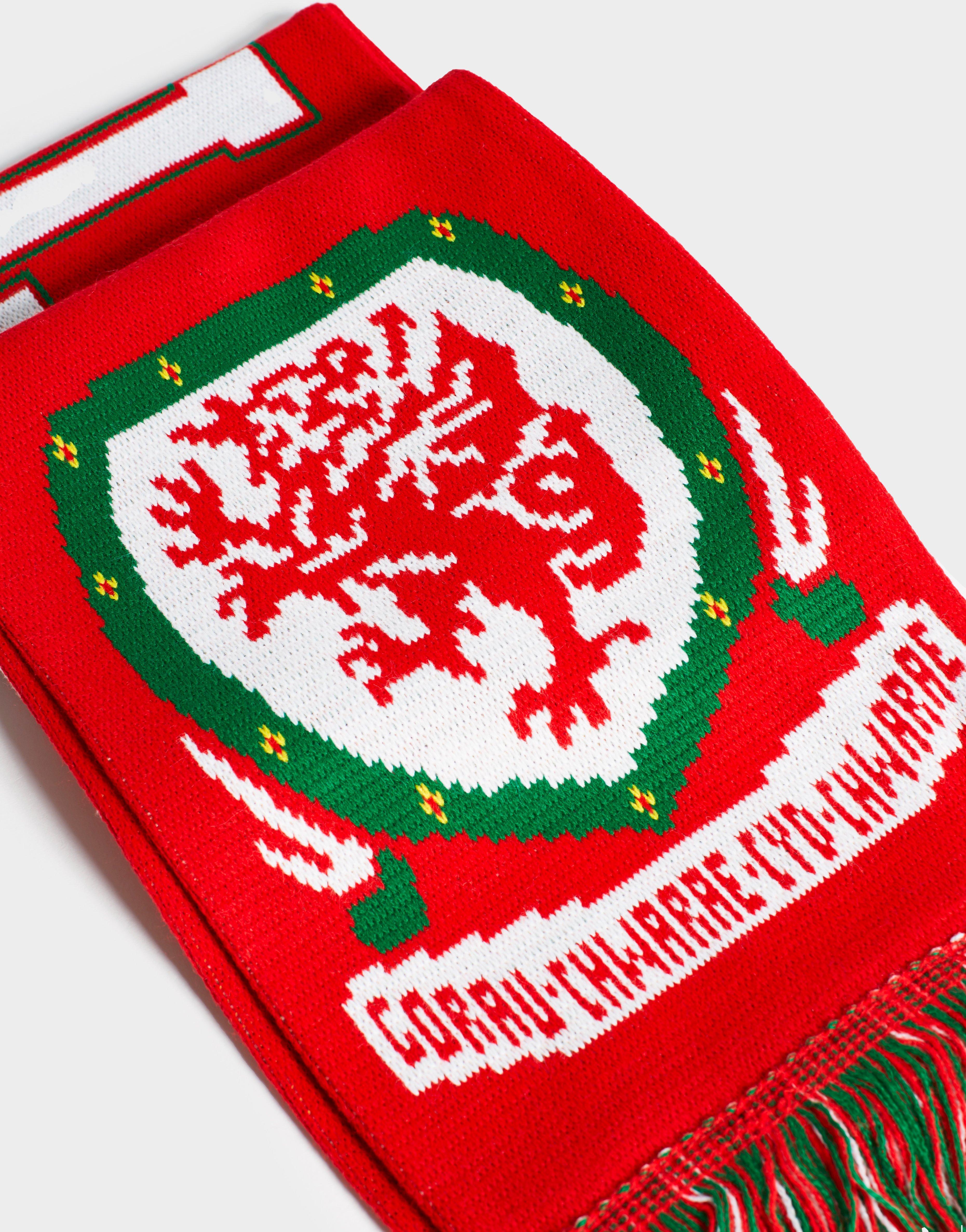 Official Team Wales Jacquard Scarf