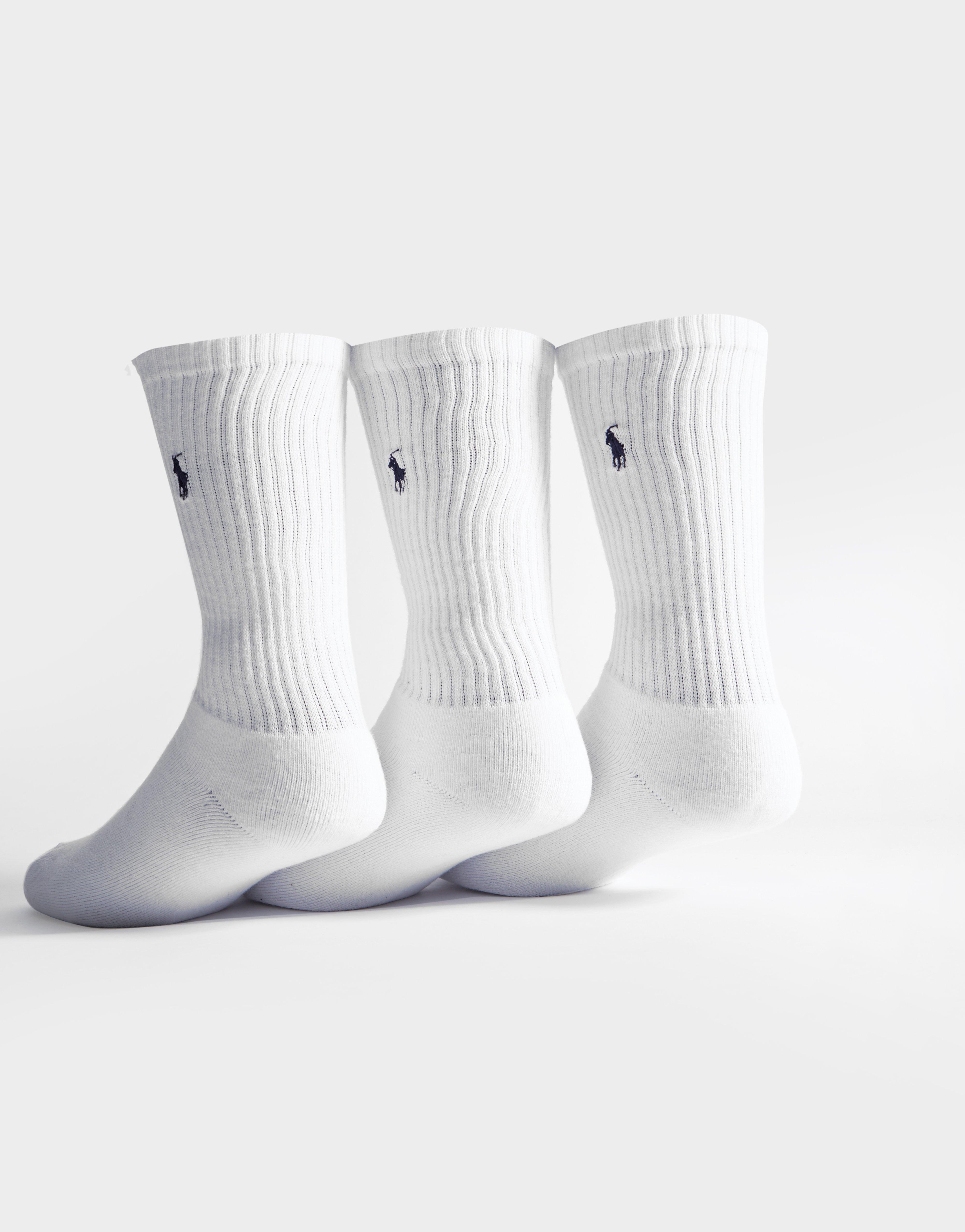 ralph lauren men's socks white