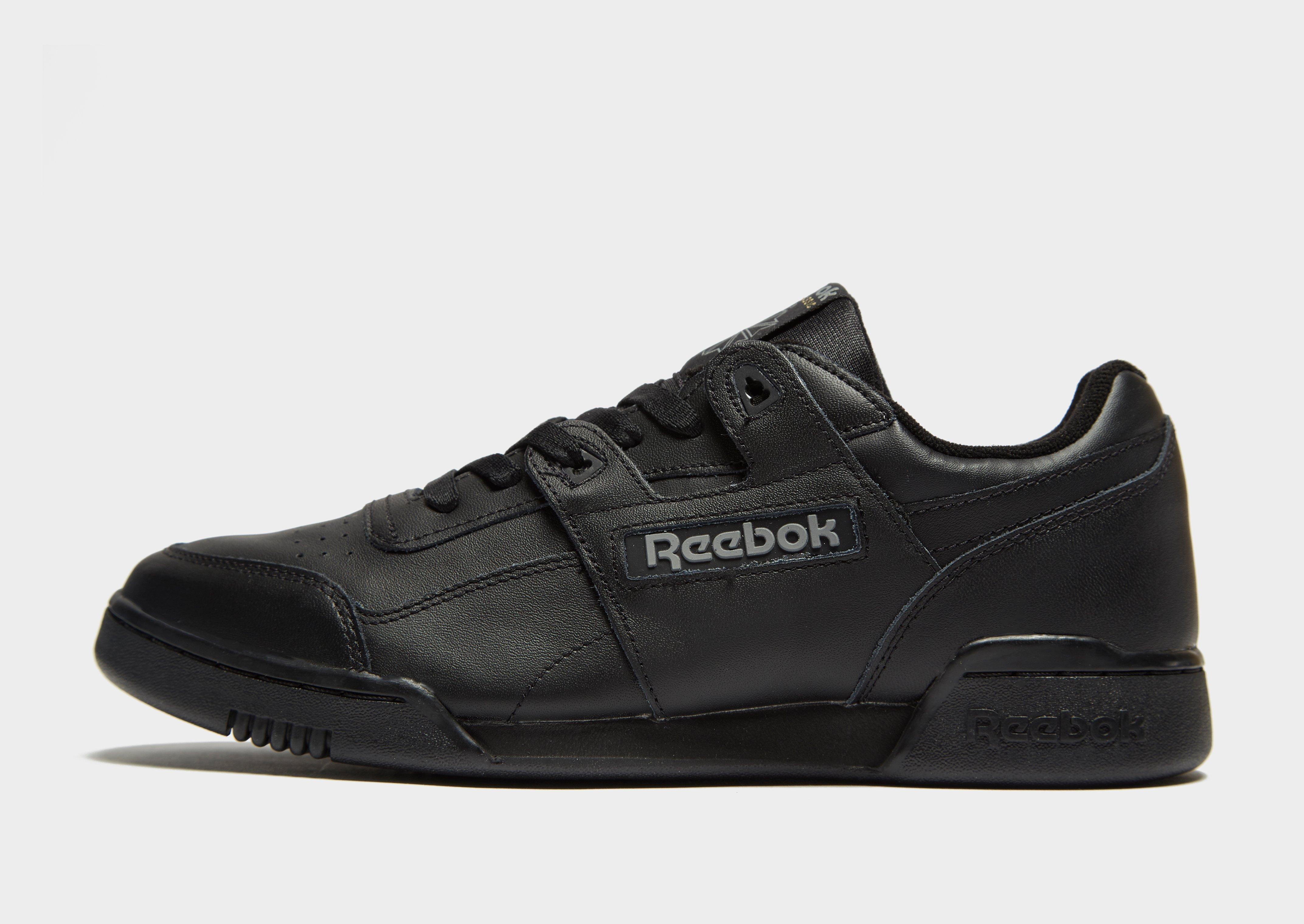 reebok workout plus trainers black