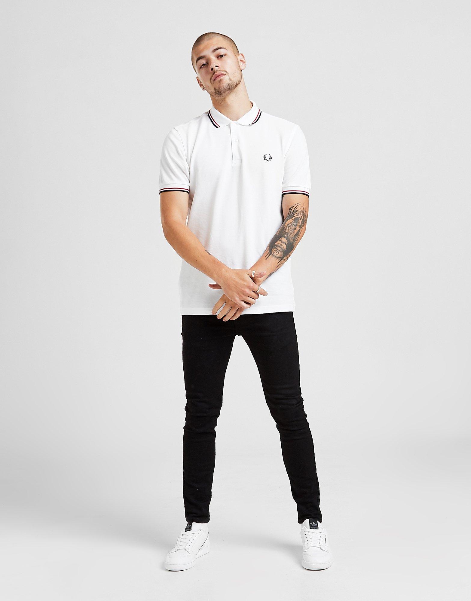 Fred Perry Twin Tipped Short Sleeve Polo Shirt Heren
