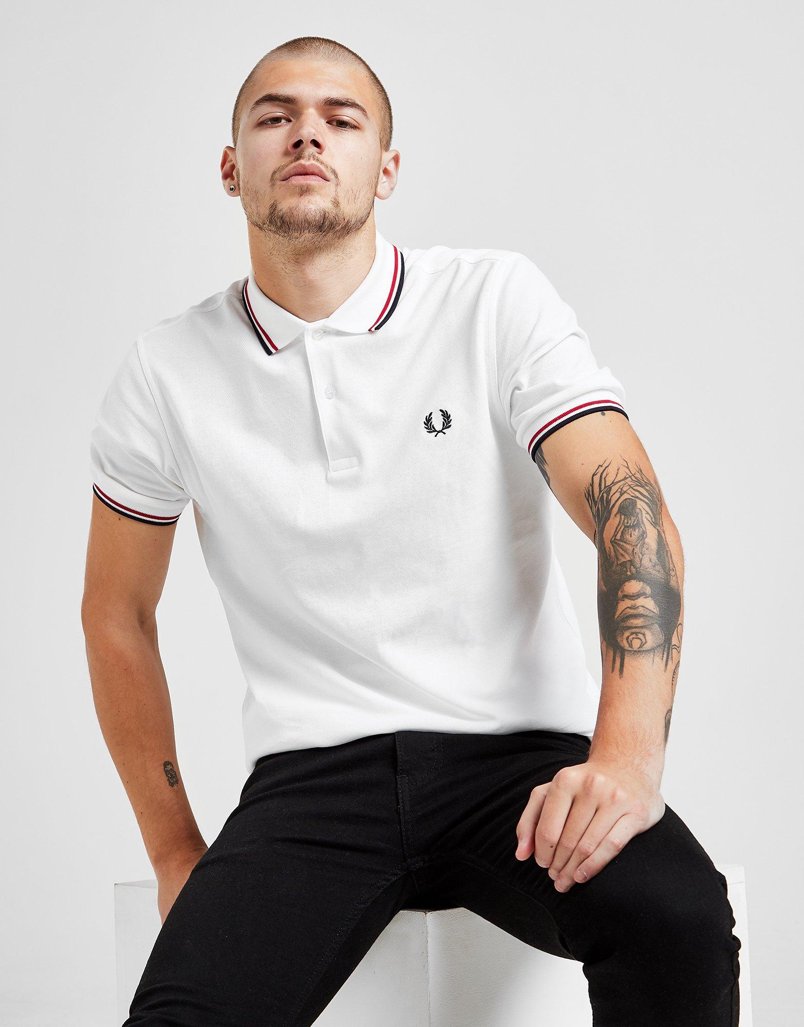 Fred Perry Twin Tipped Short Sleeve Polo Shirt Heren