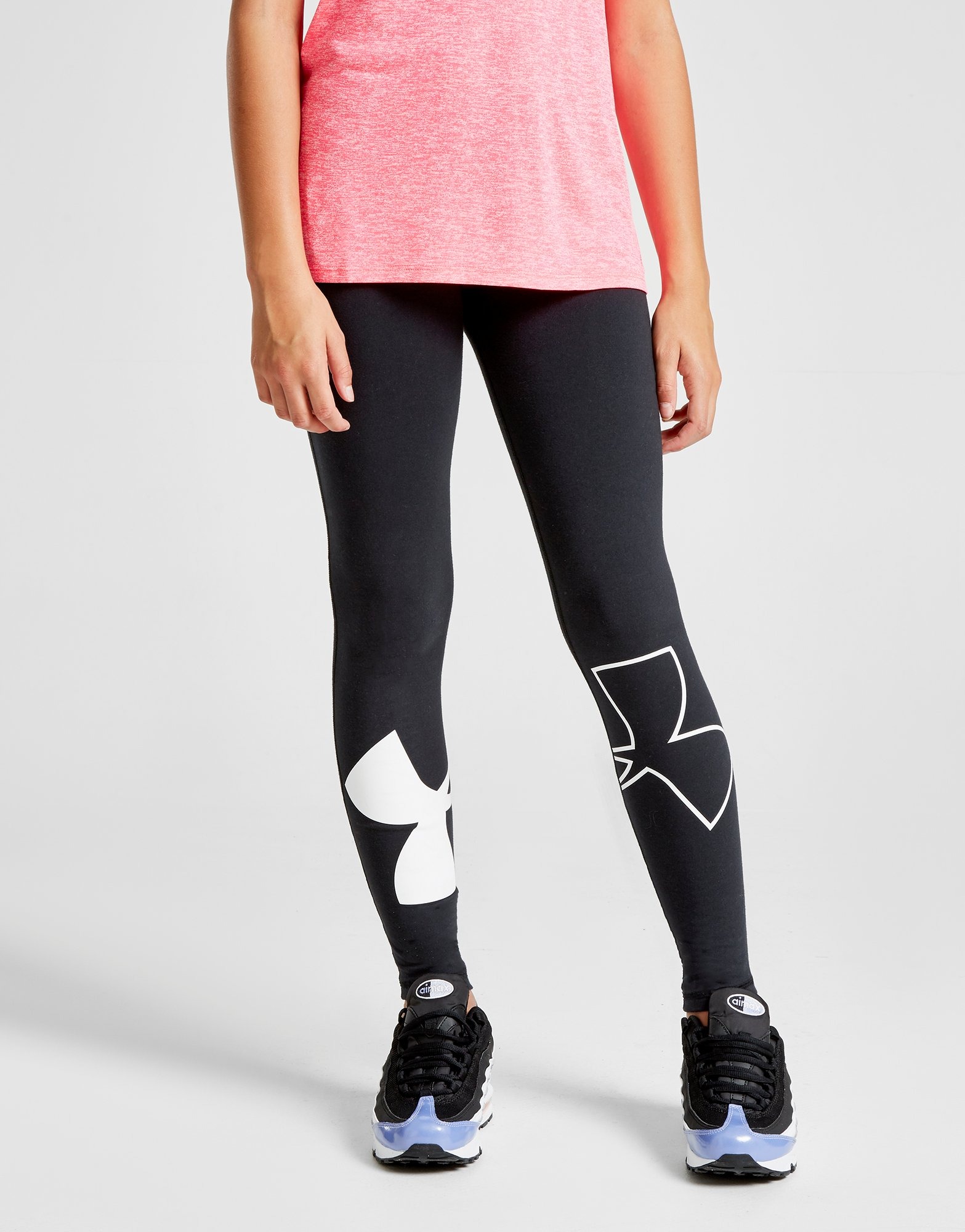 Under Armour Leggings Girls Size YMD Black Style 1332717