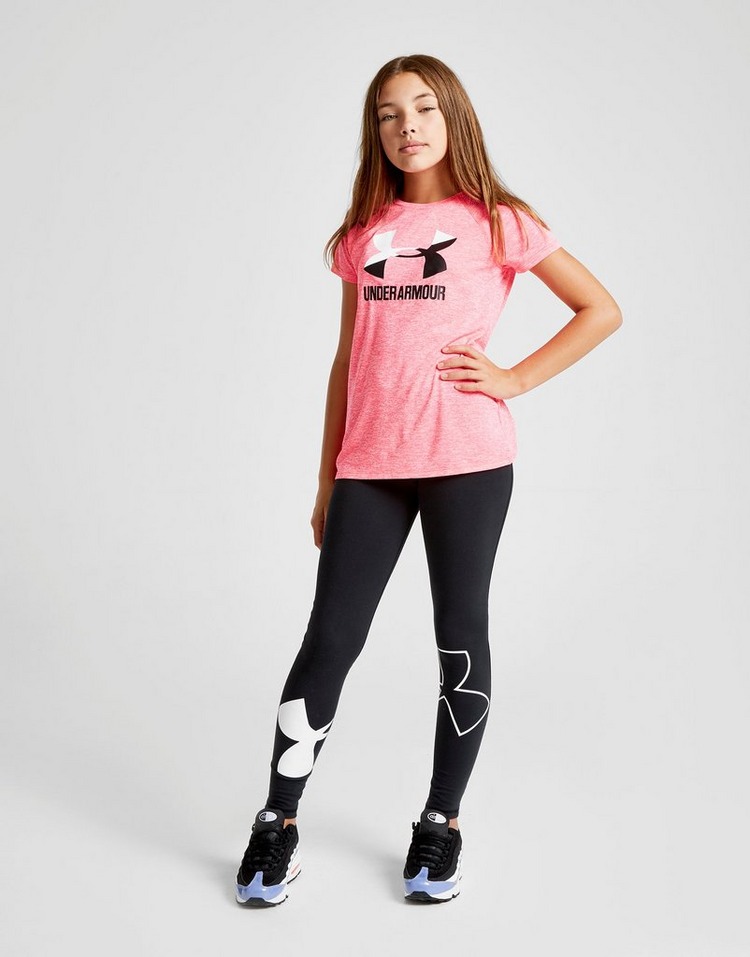 Under Armour Big Girls Heatgear Armour Printed Ankle Crop Leggings