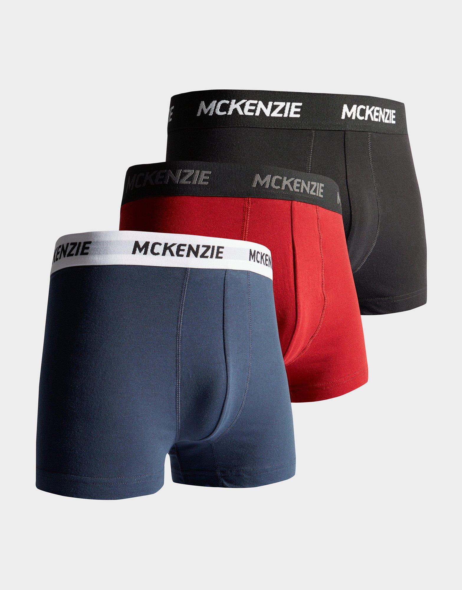 McKenzie Pack de 3 boxers Wyatt em Preto