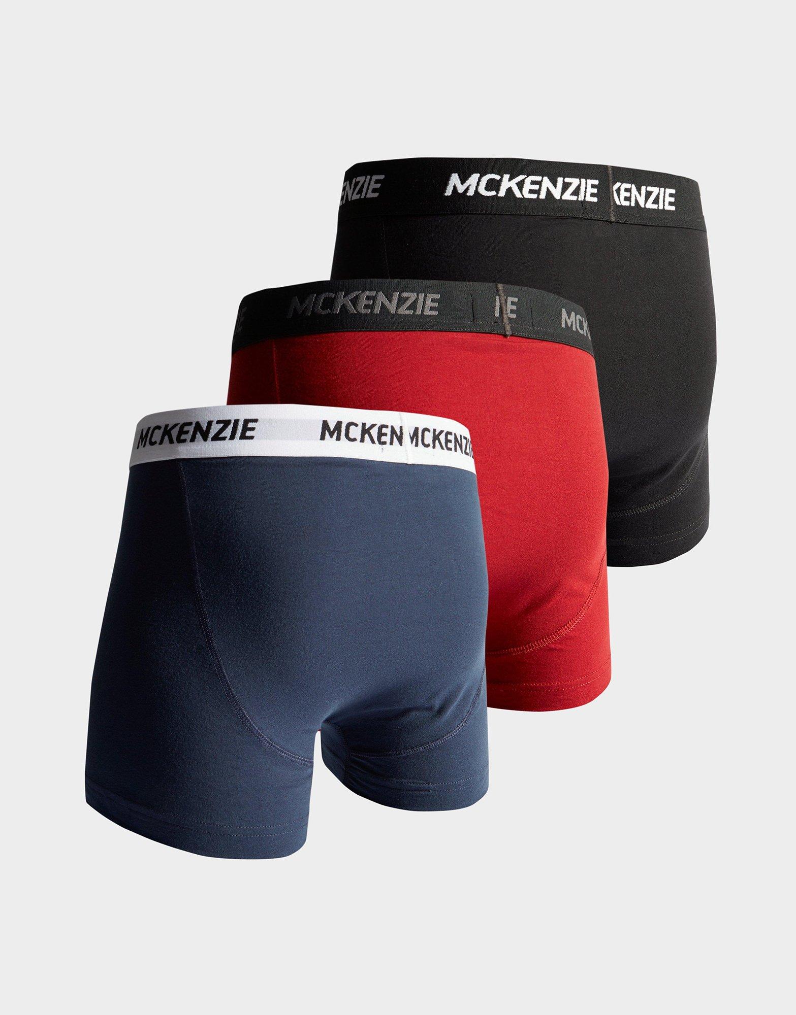 Black McKenzie Wyatt 3 Pack of Boxer Shorts