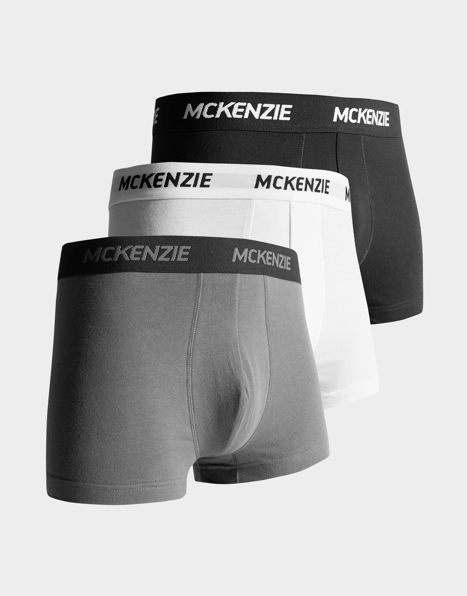 Black White 3-Streifen Boxer-Badehose JD Sports Kleidung Unterwäsche Boxershorts 