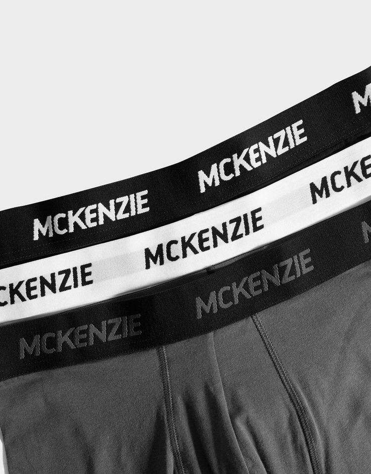 Grey McKenzie Wyatt 3 Pack of Boxer Shorts | JD Sports UK