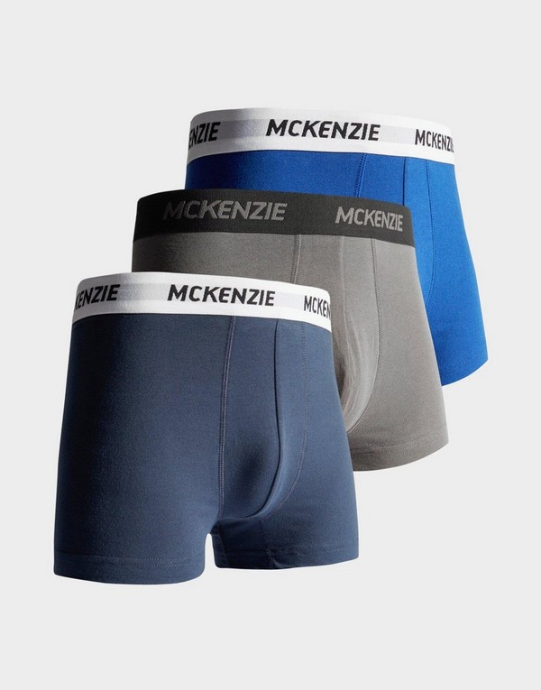 Blue McKenzie Wyatt 3 Pack of Boxer Shorts - JD Sports Ireland