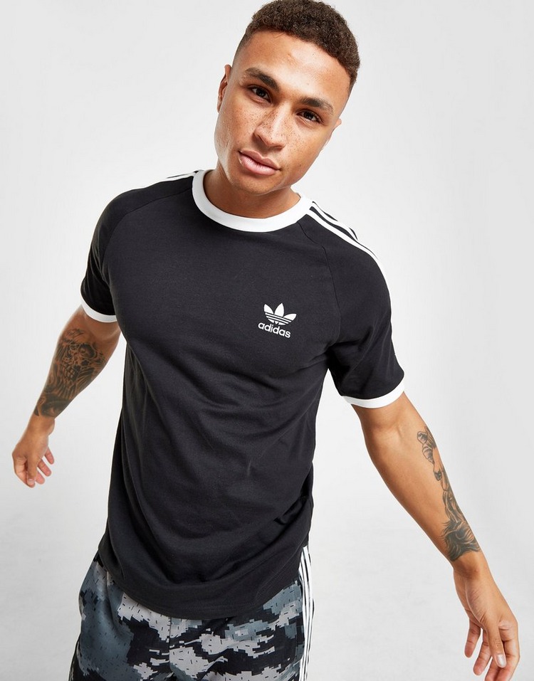 Koop Zwart adidas Originals California Short Sleeve T-Shirt Heren | JD Sports