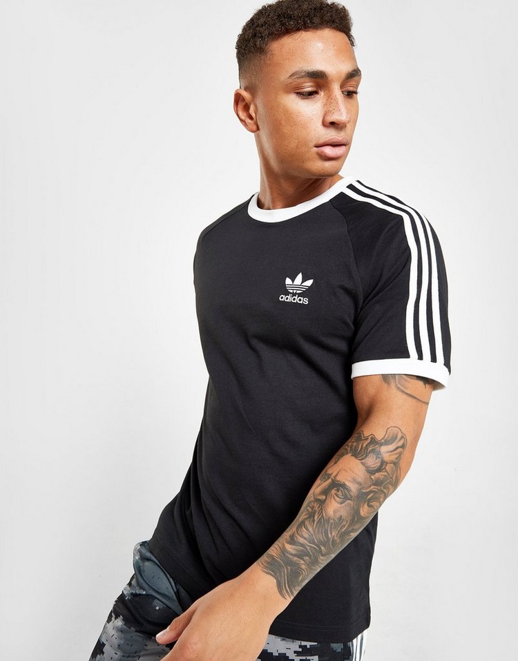 Koop Zwart adidas Originals California Short Sleeve T-Shirt Heren | JD Sports