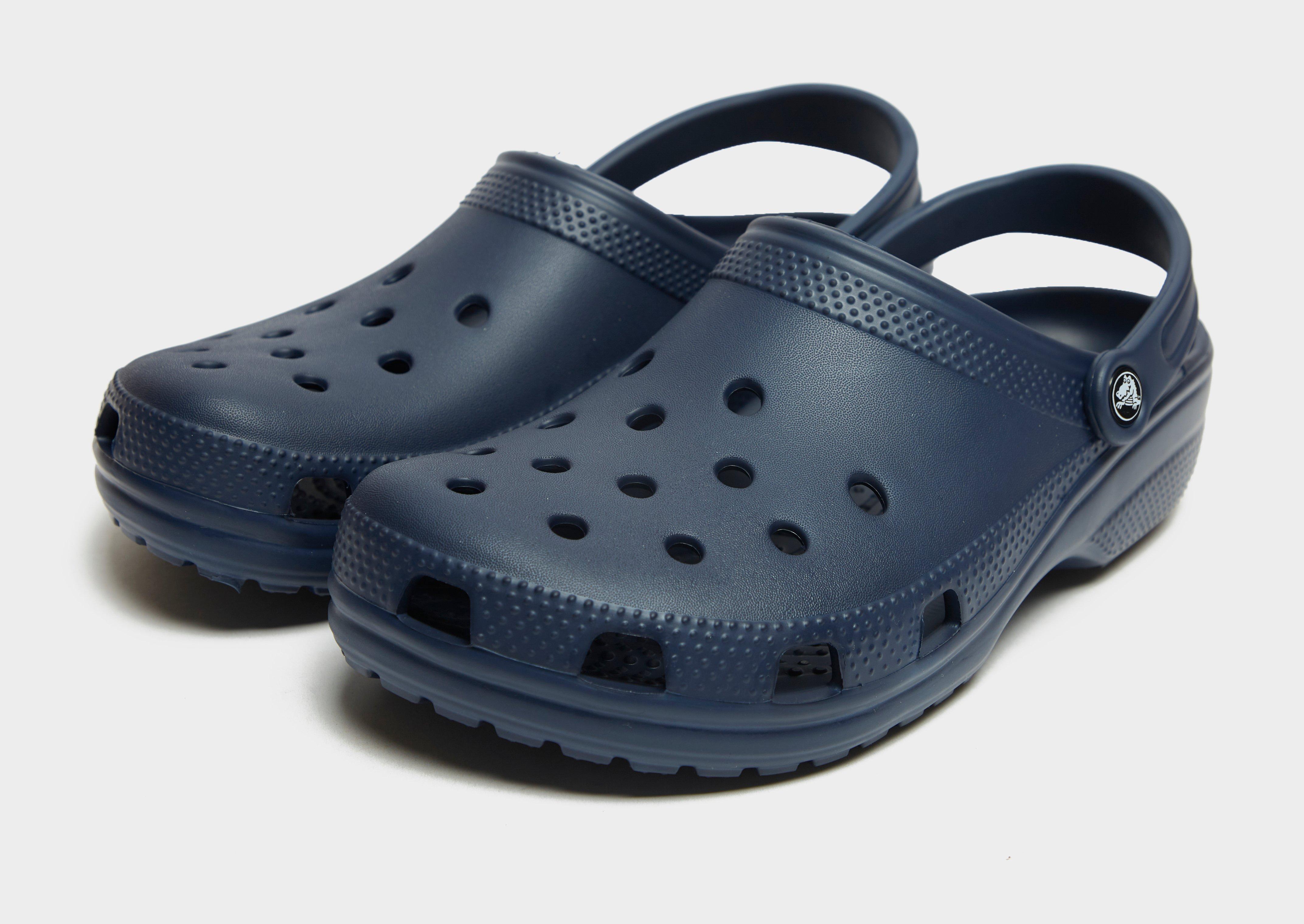 Crocs light discount blue with fur