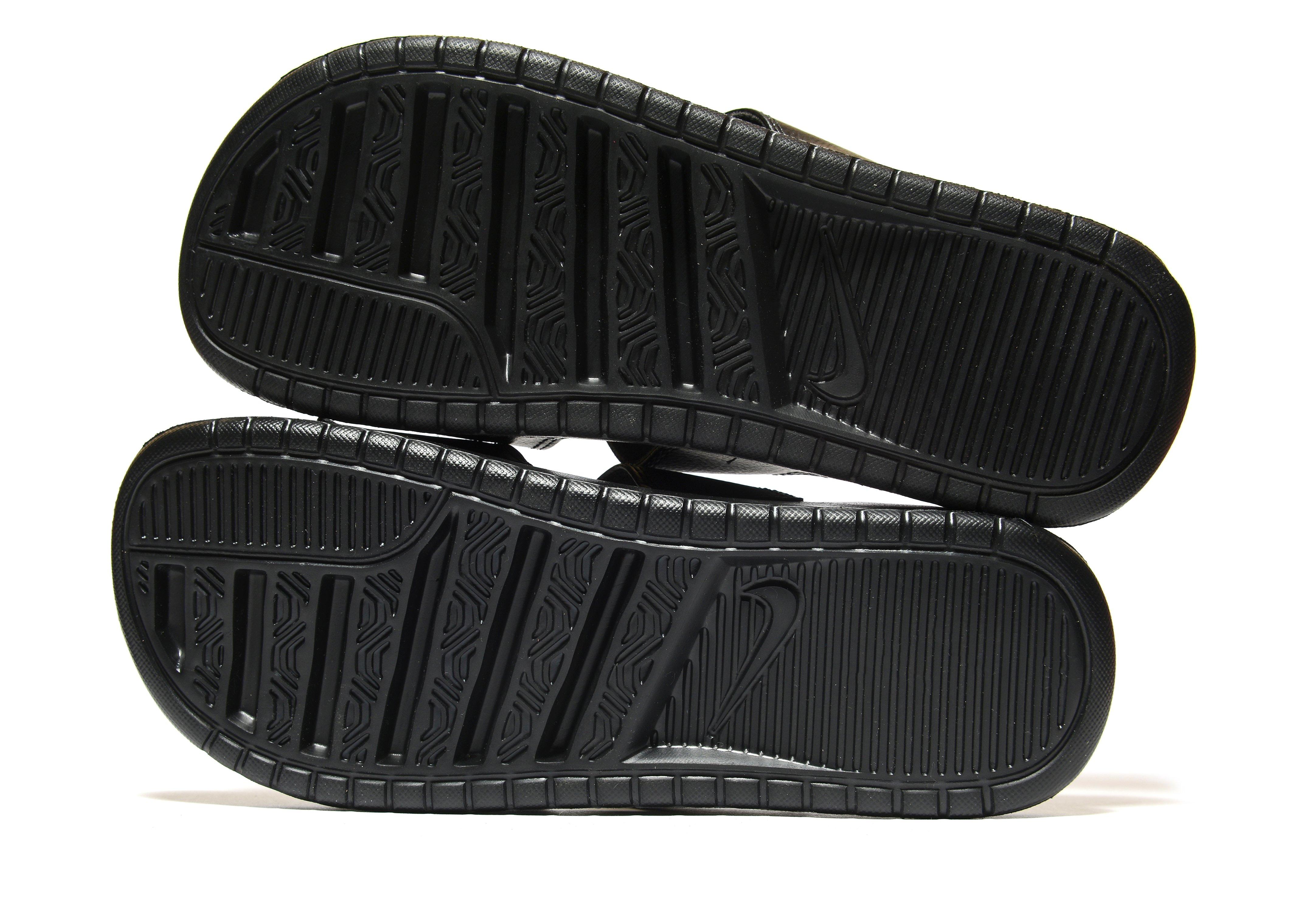 women's nike duo benassi slides