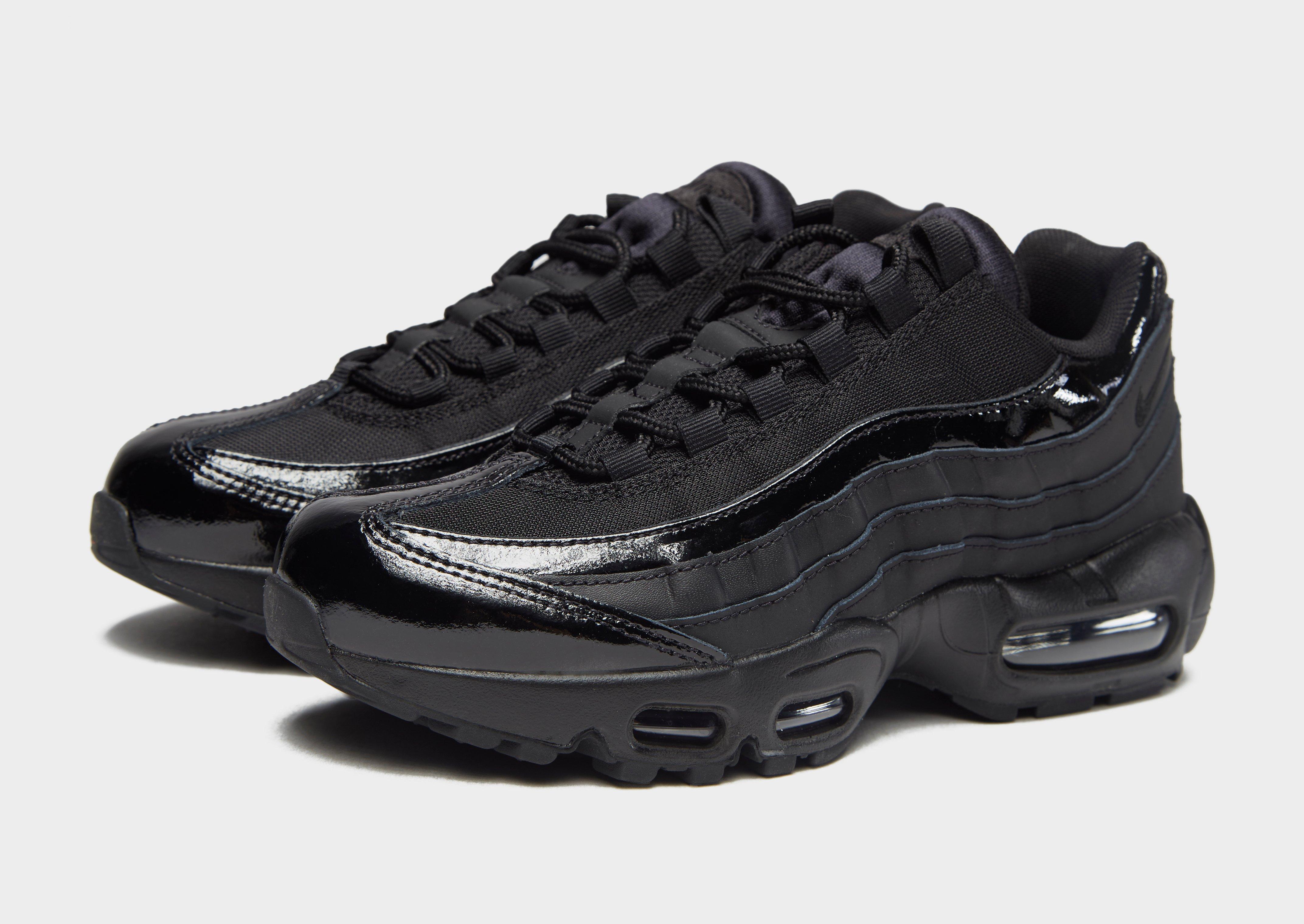 women's all black air max 95