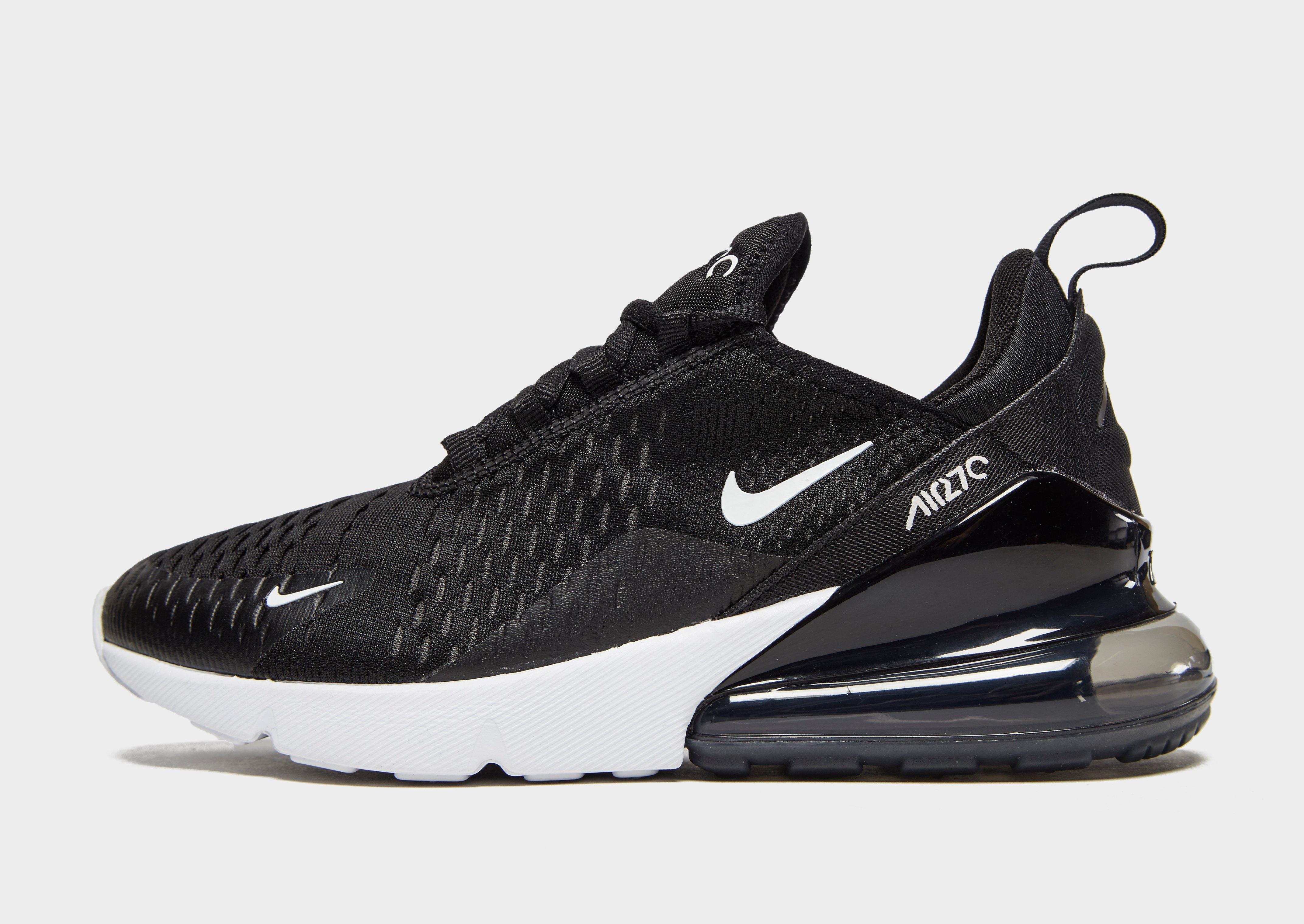 nike air max 270 black and white womens