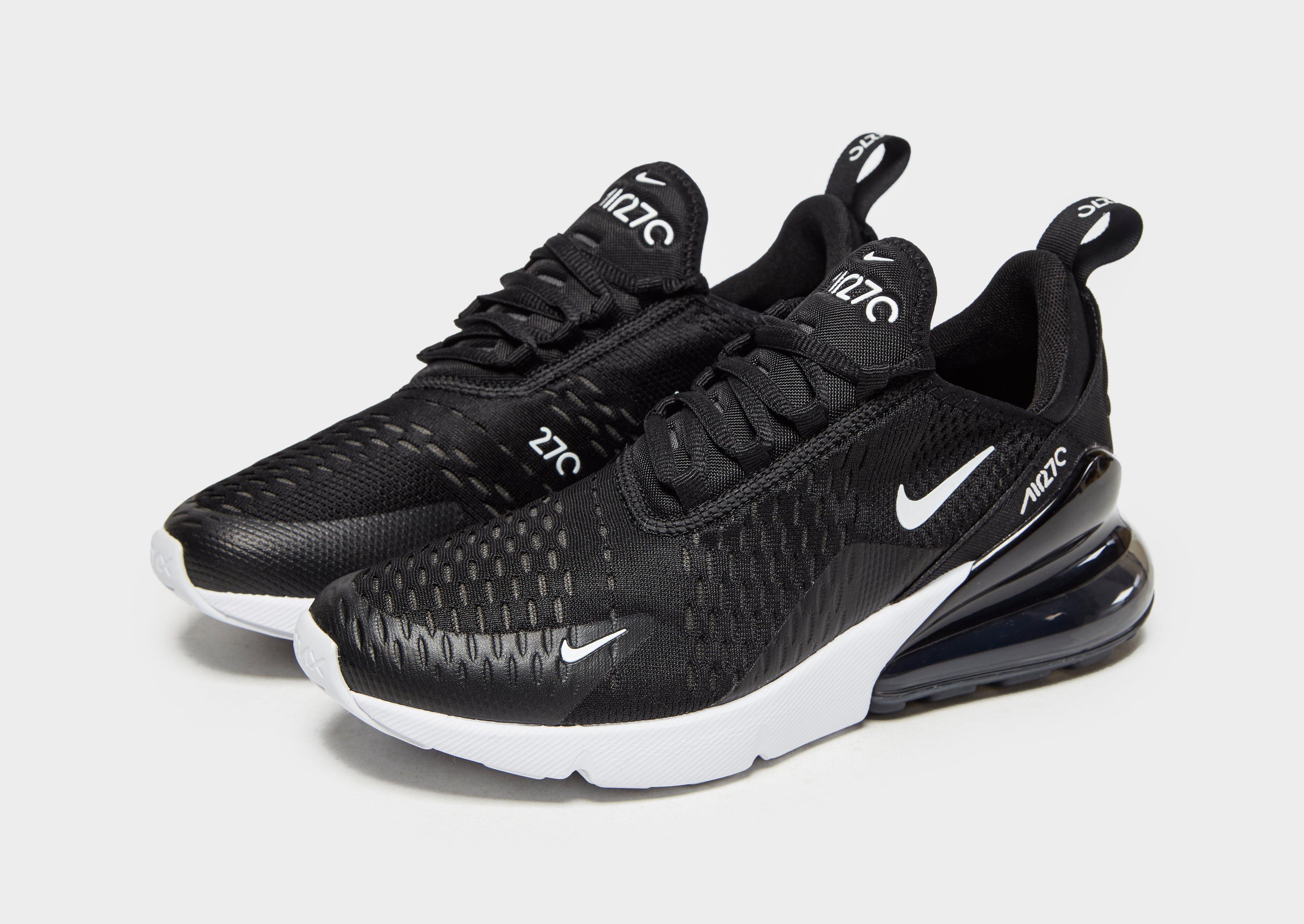 nike air max 270 junior black size 3