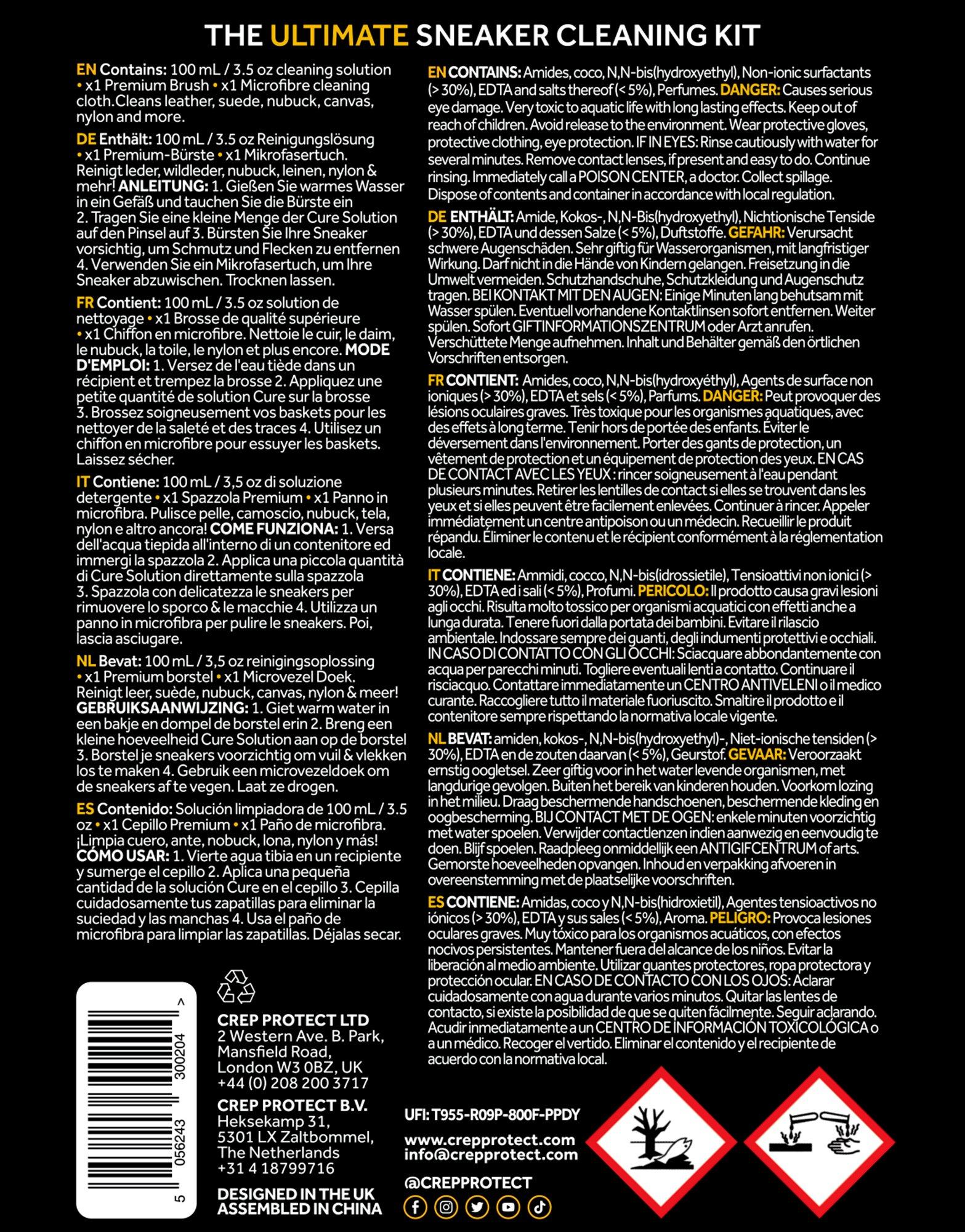 Crep Protect Kit de limpieza Cure