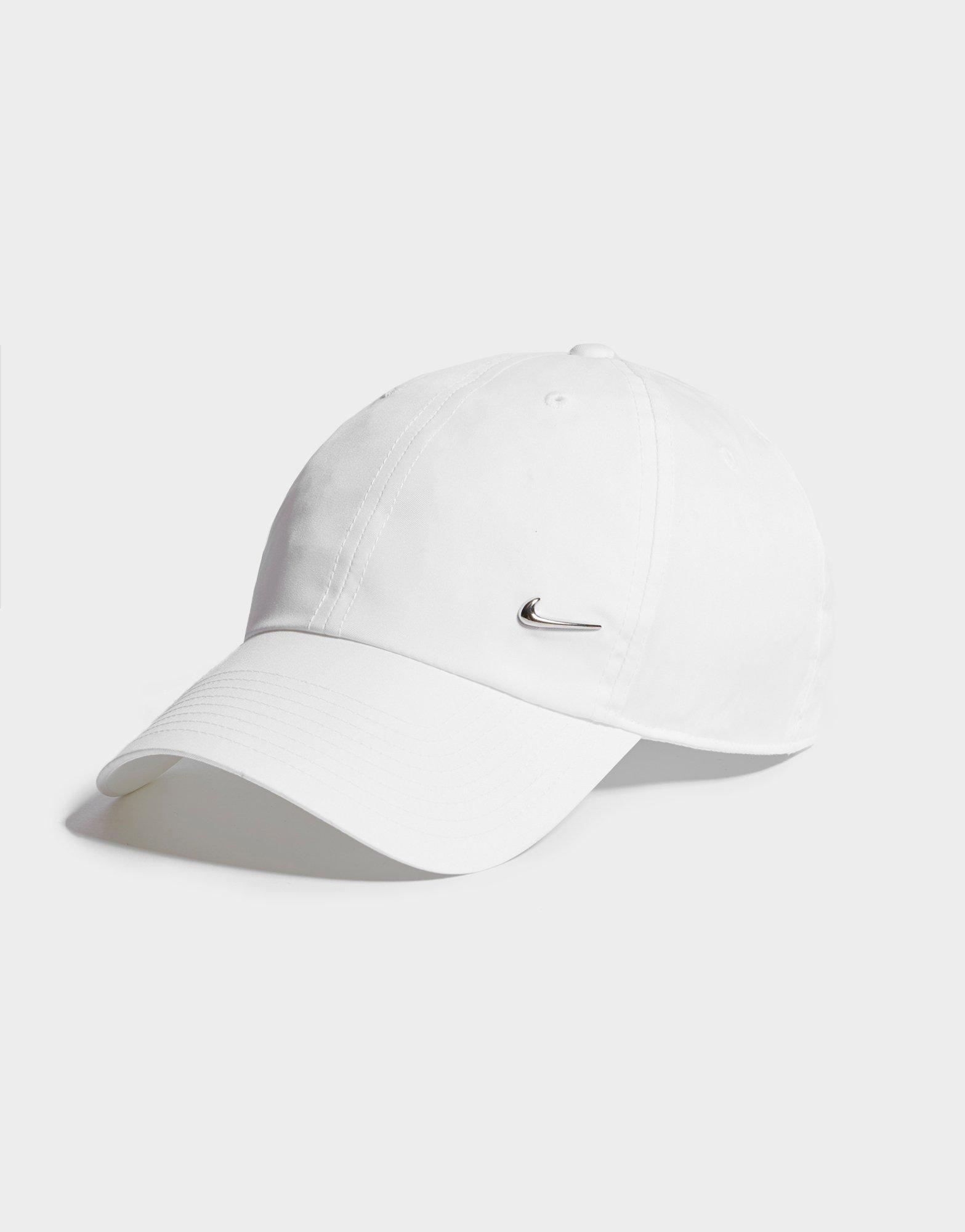 all white nike hat