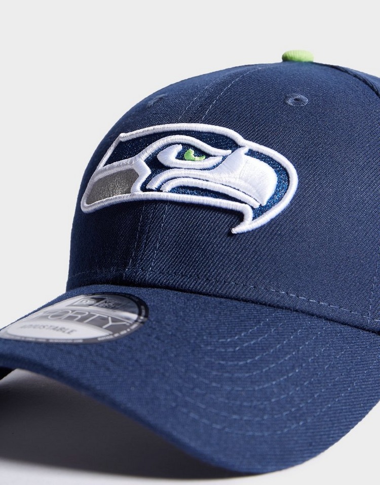 Blue New Era 9FORTY NFL Seattle Seahawks Strapback Cap