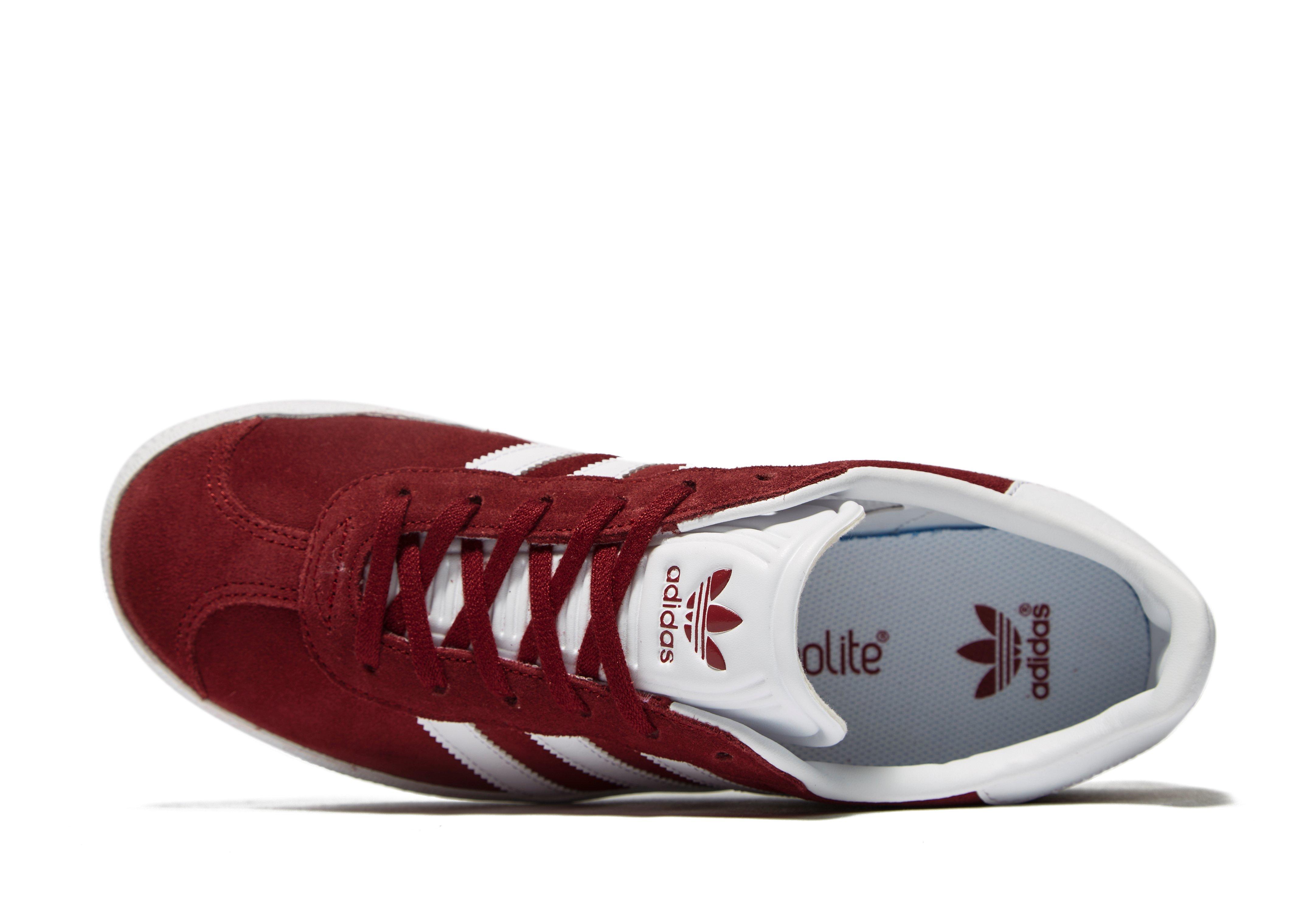 adidas gazelle junior burgundy