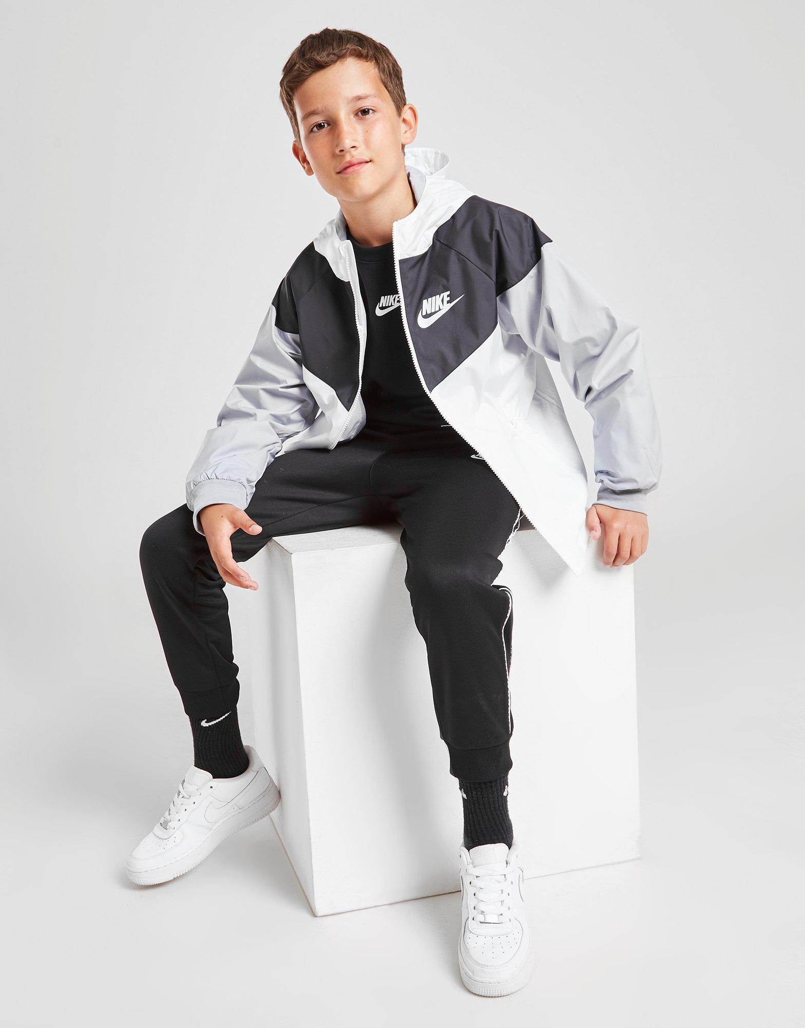 Buy White Nike Windrunner Jacket Junior