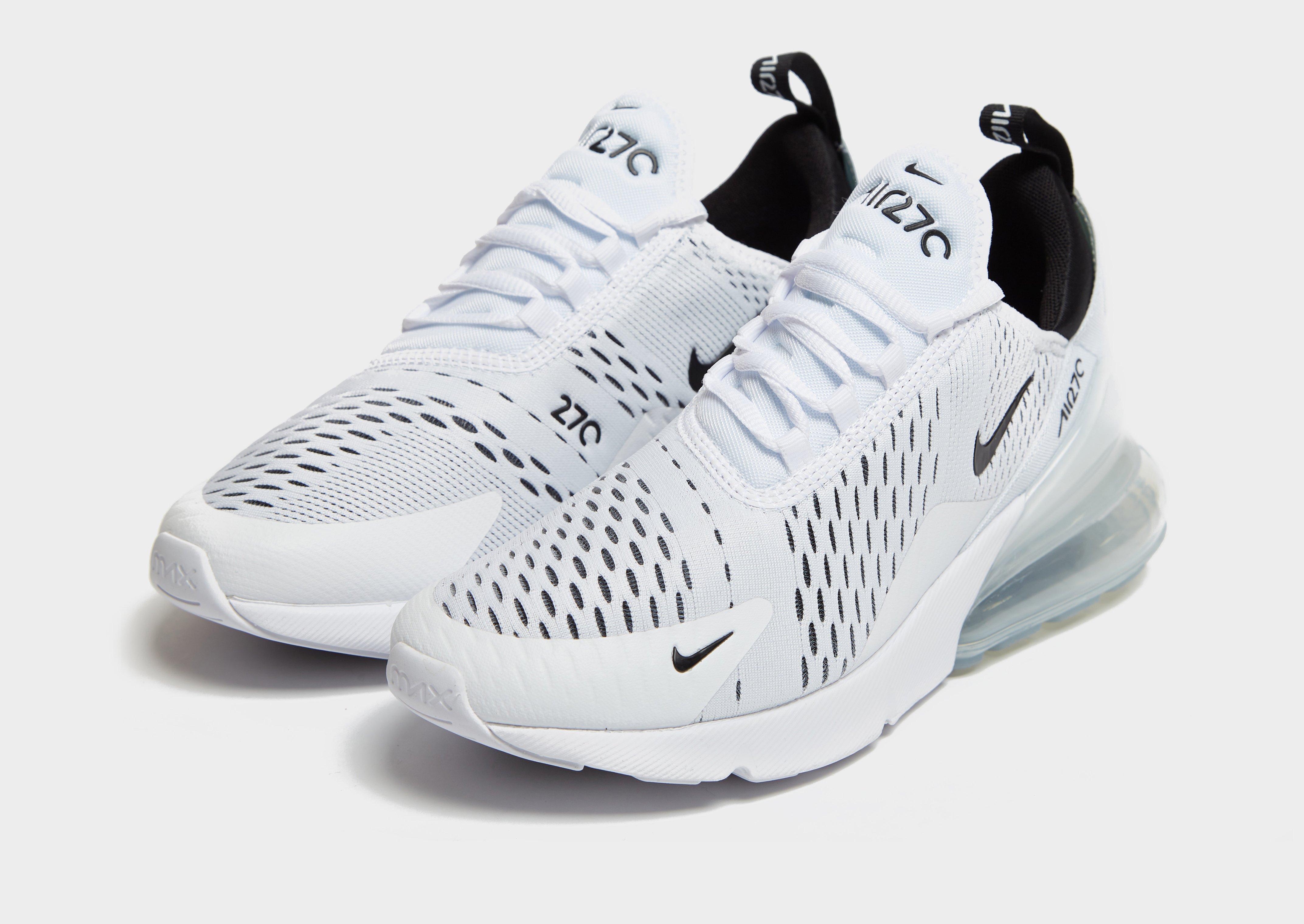 nike air max 270 womens white and black