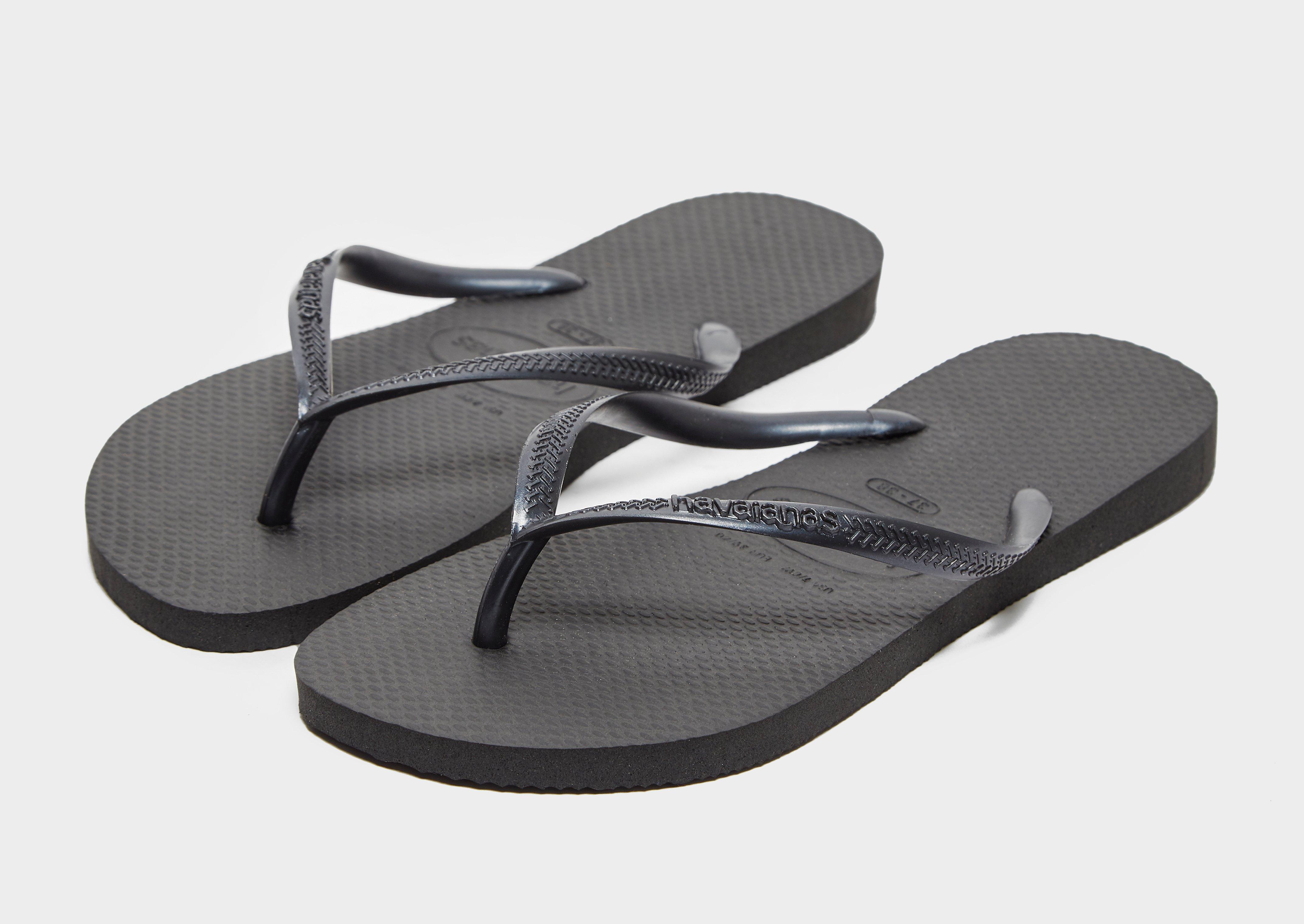 Ladies on sale black havaianas