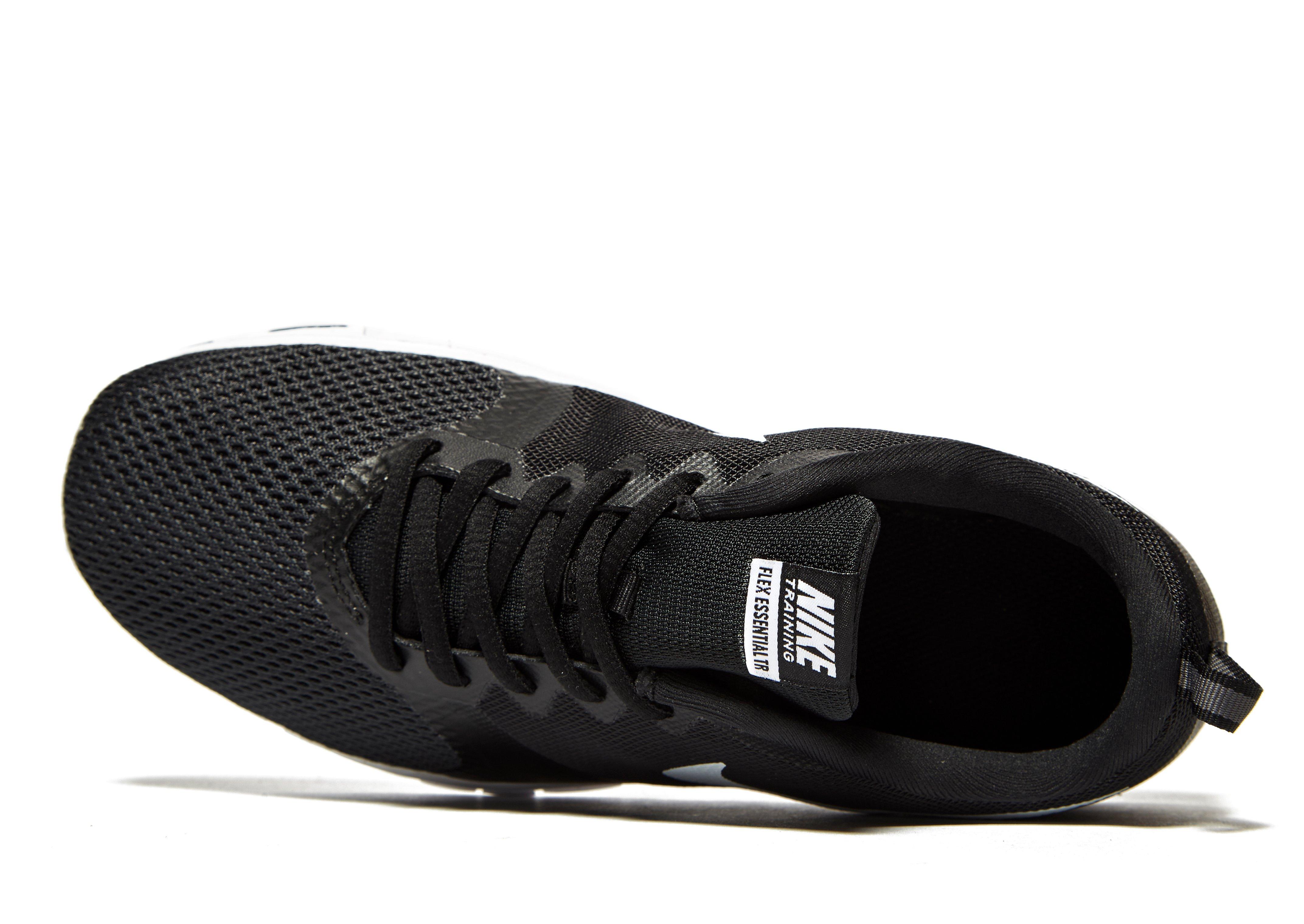 womens black nike flex trainers