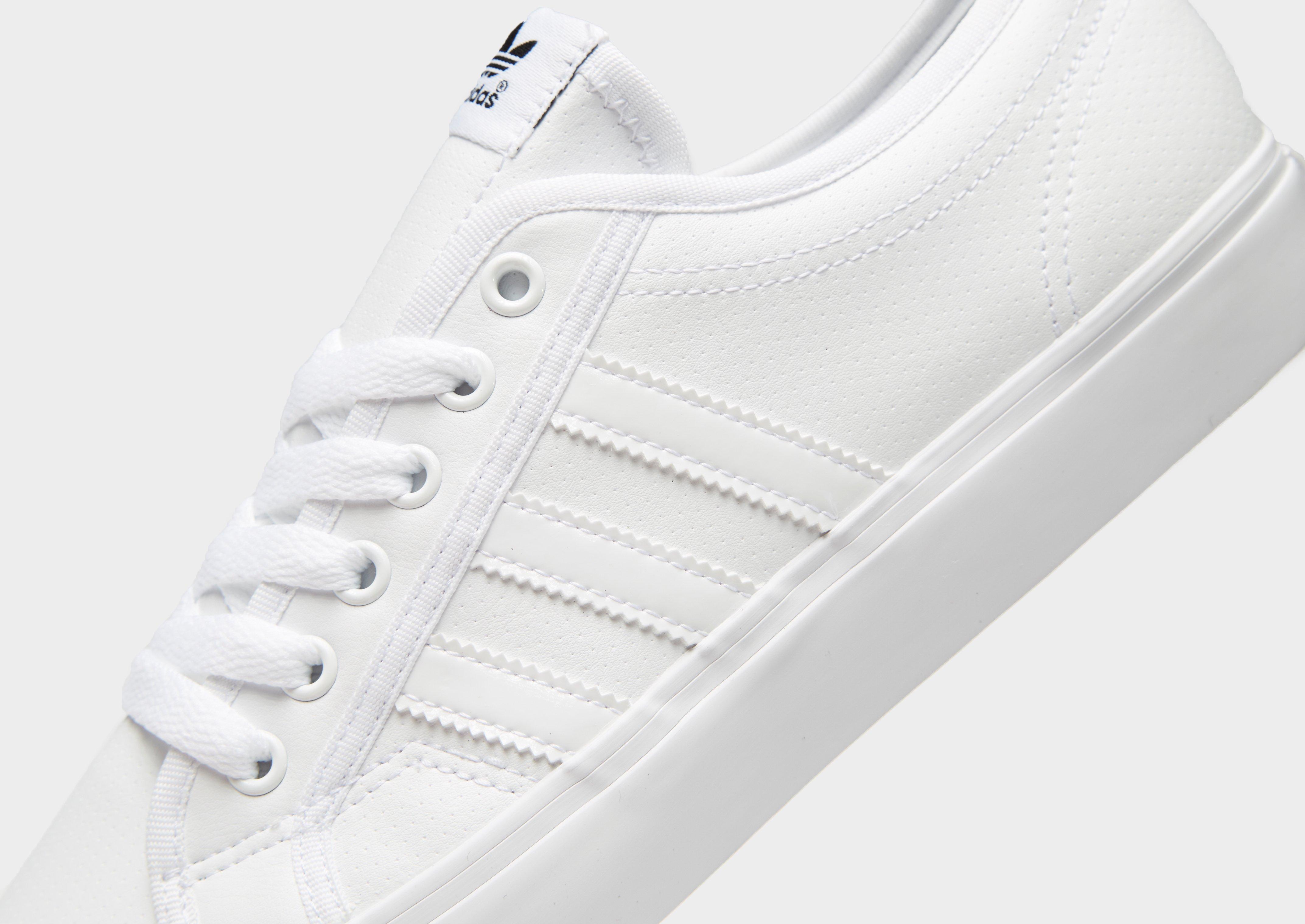 adidas nizza low white