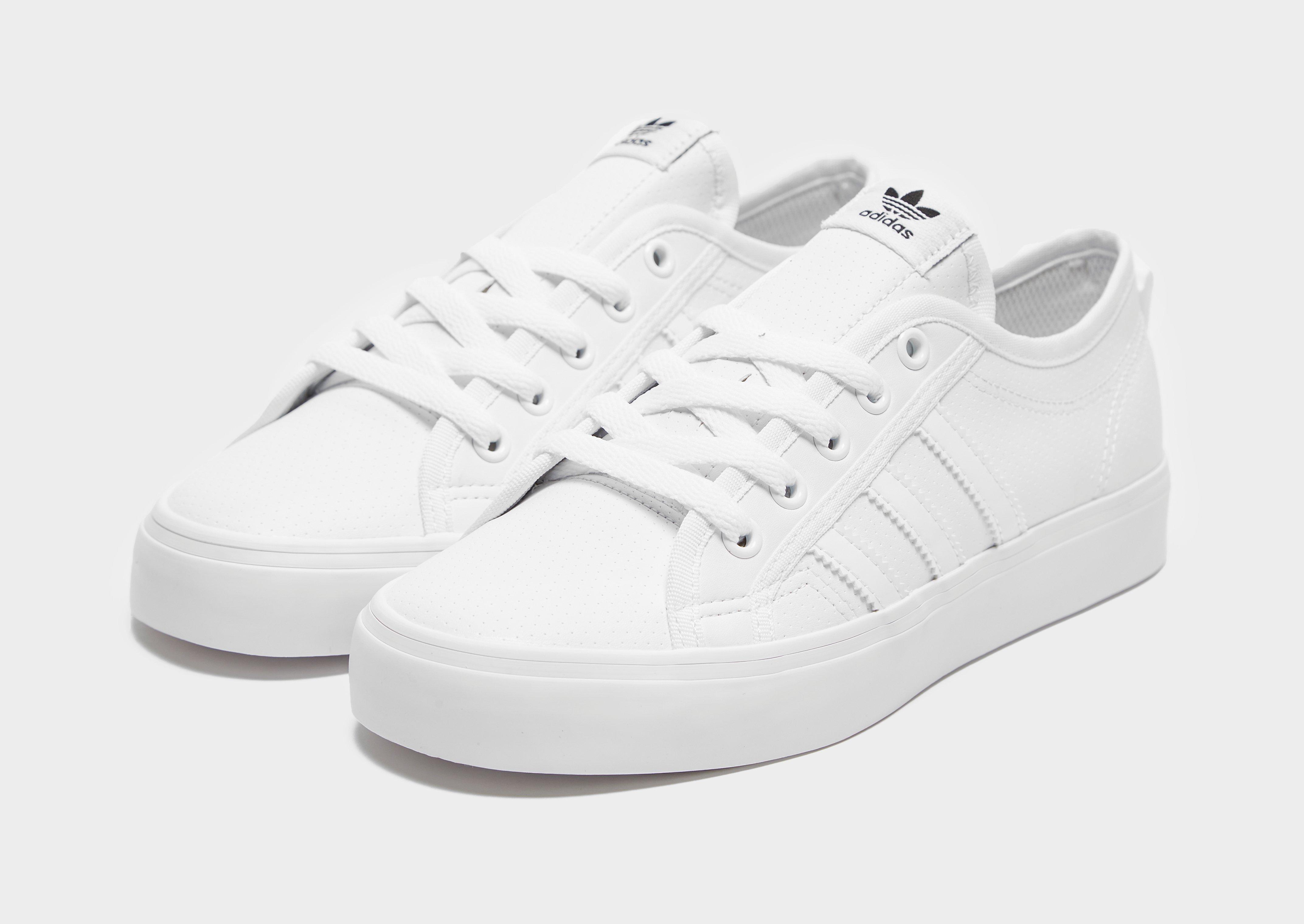 white nizza trainers junior