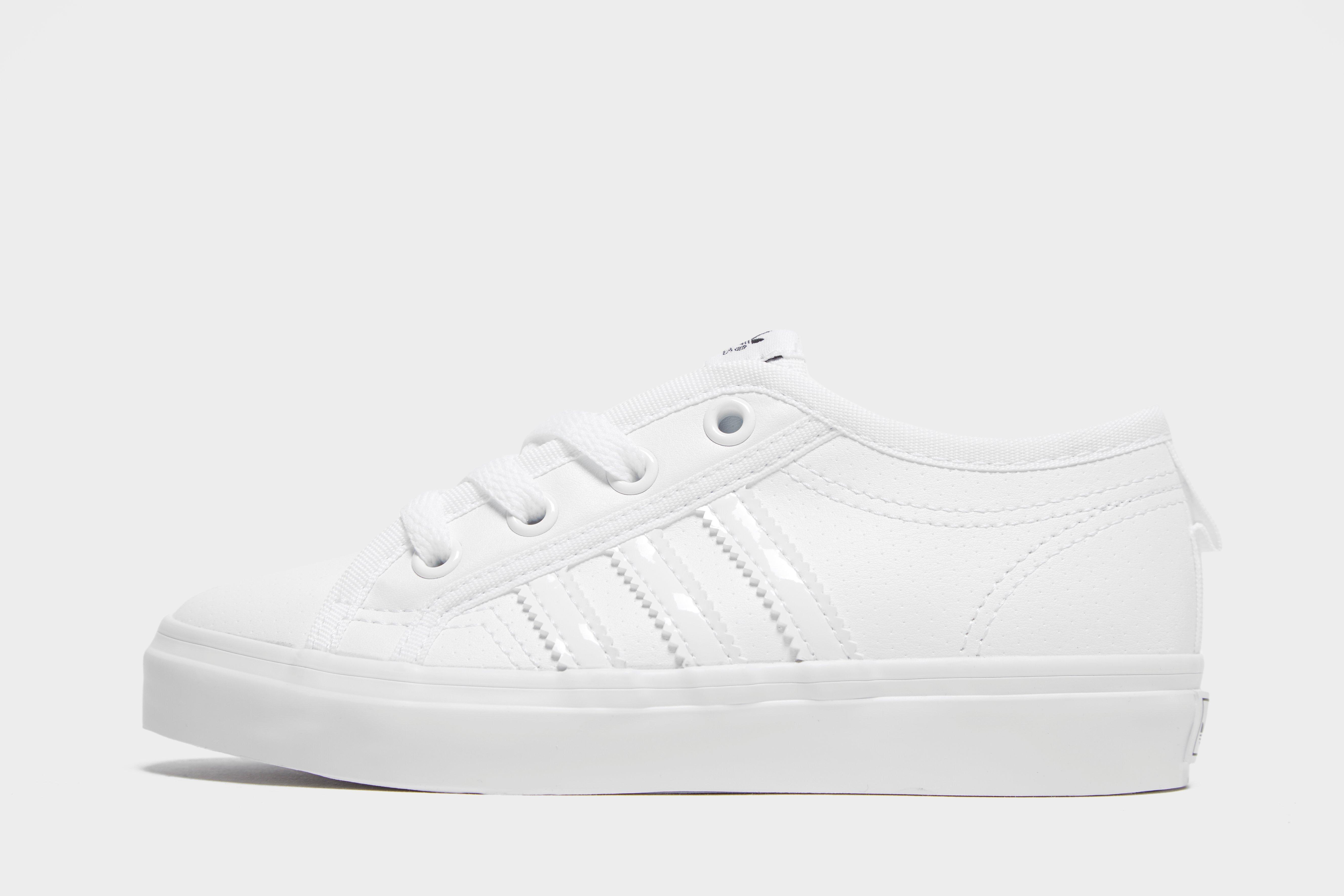 adidas nizza all white