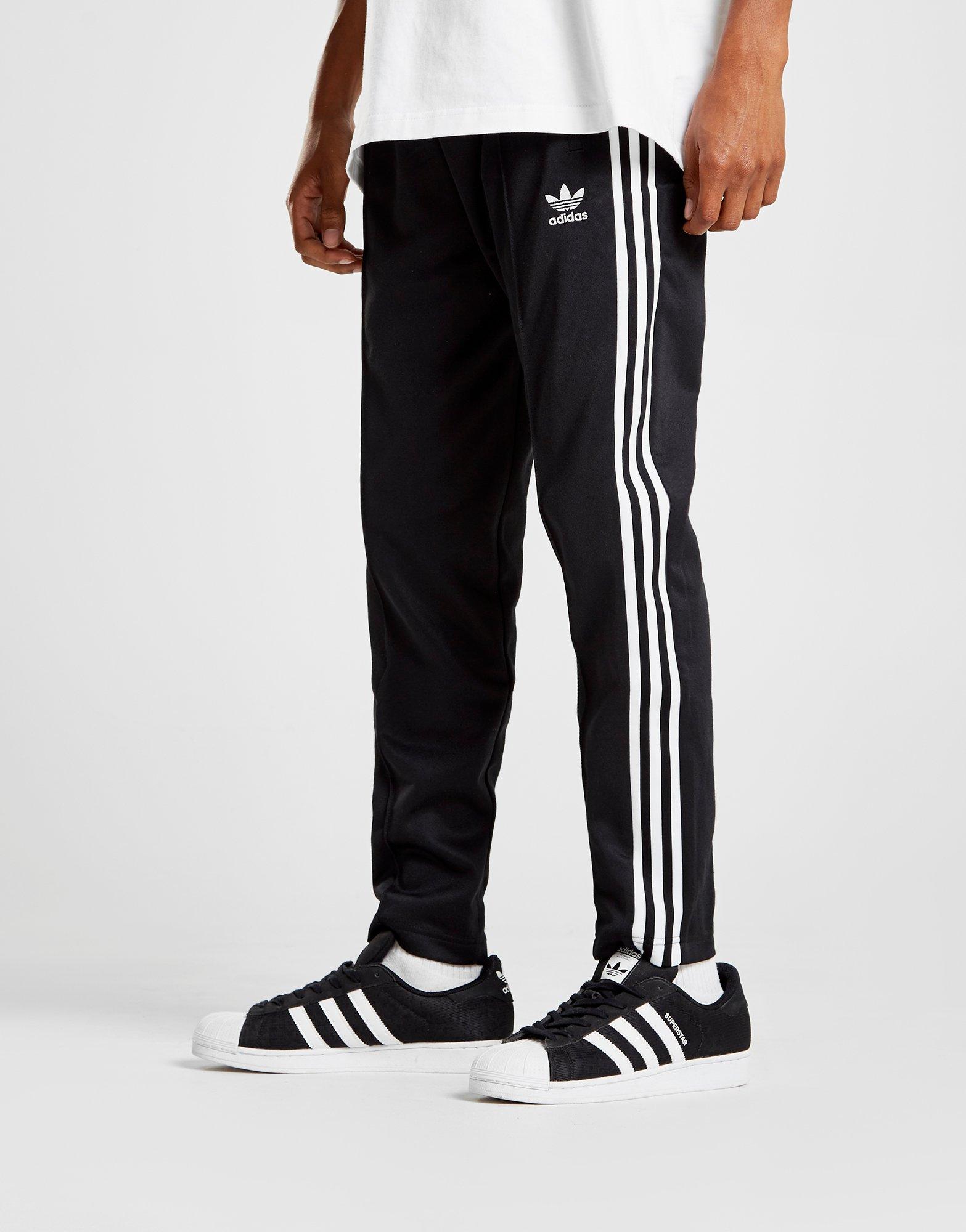 adidas beckenbauer pants black