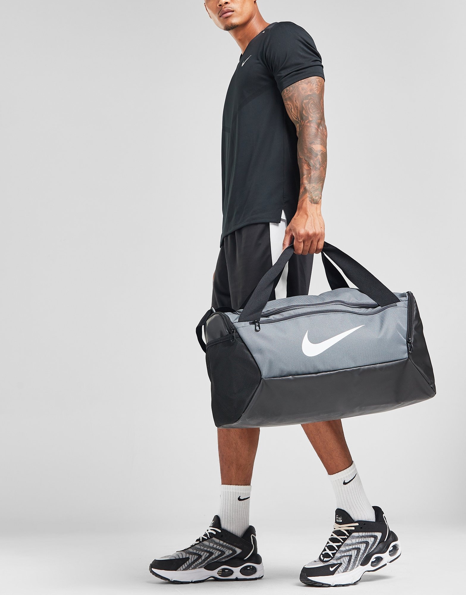 Grey Nike Small Brasilia Bag | JD Sports Global - JD Sports Global