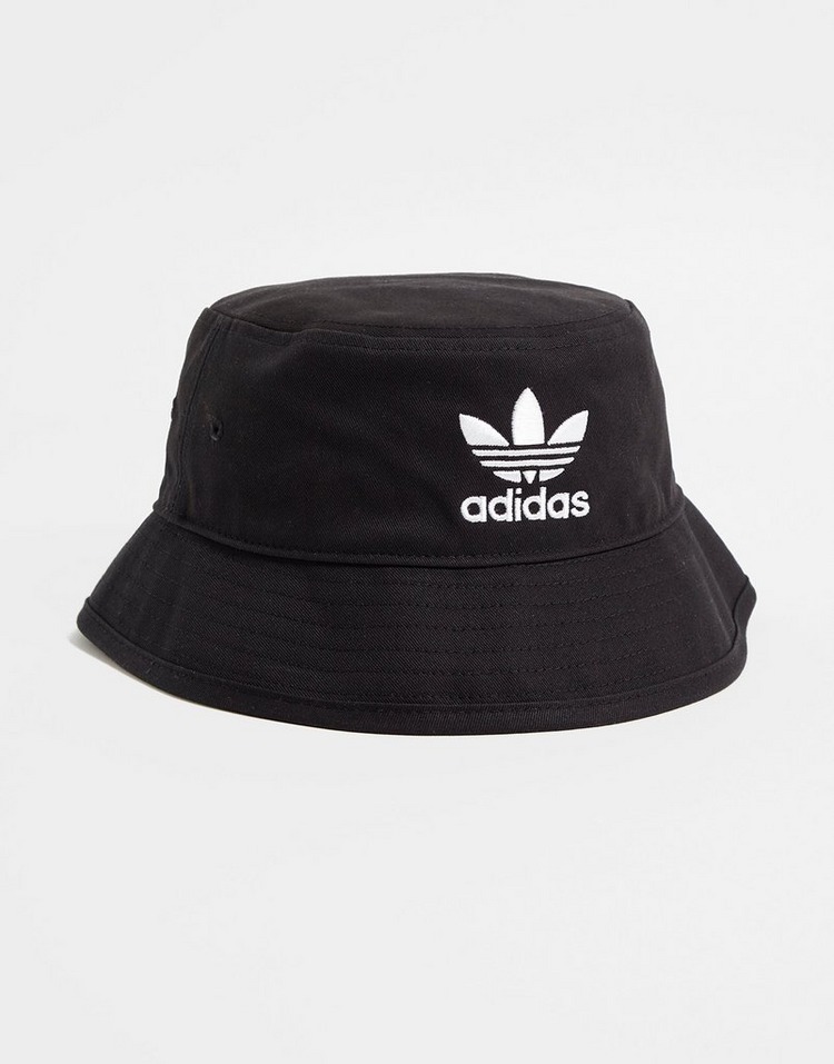 adidas Originals Trefoil Bucket Hat Schwarz JD Sports