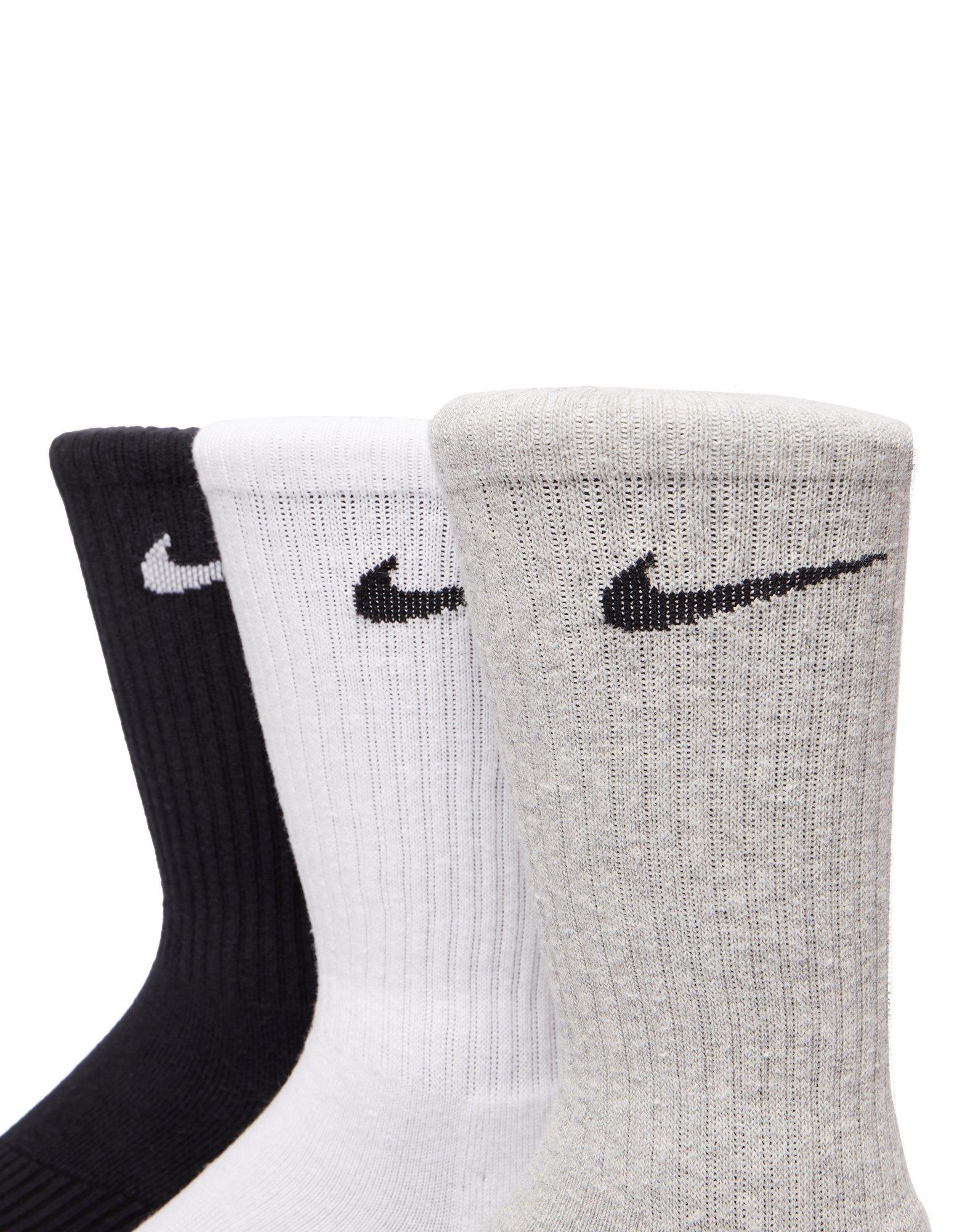 nike 3 pack basic cuff socks