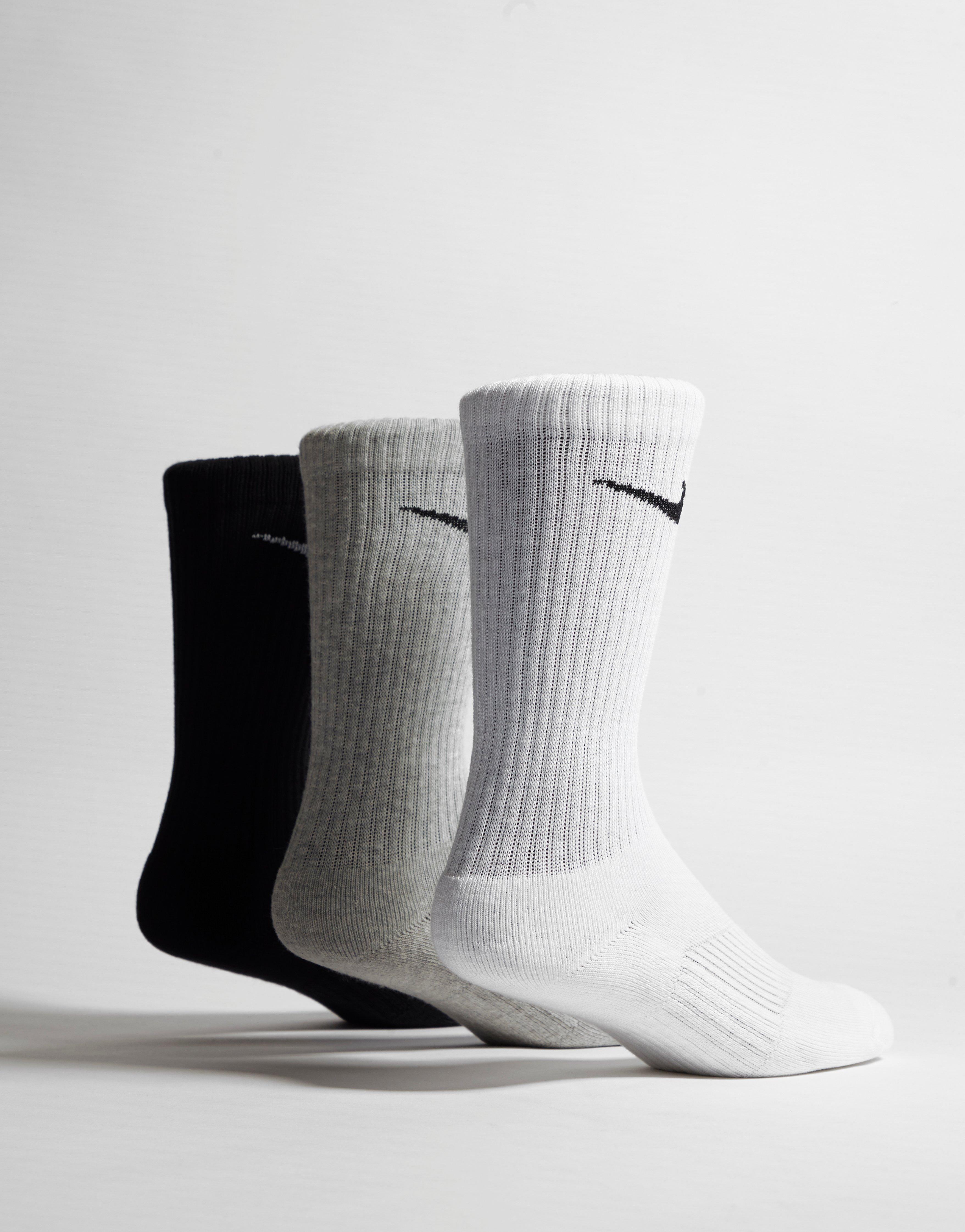 nike 3 pack basic cuff socks