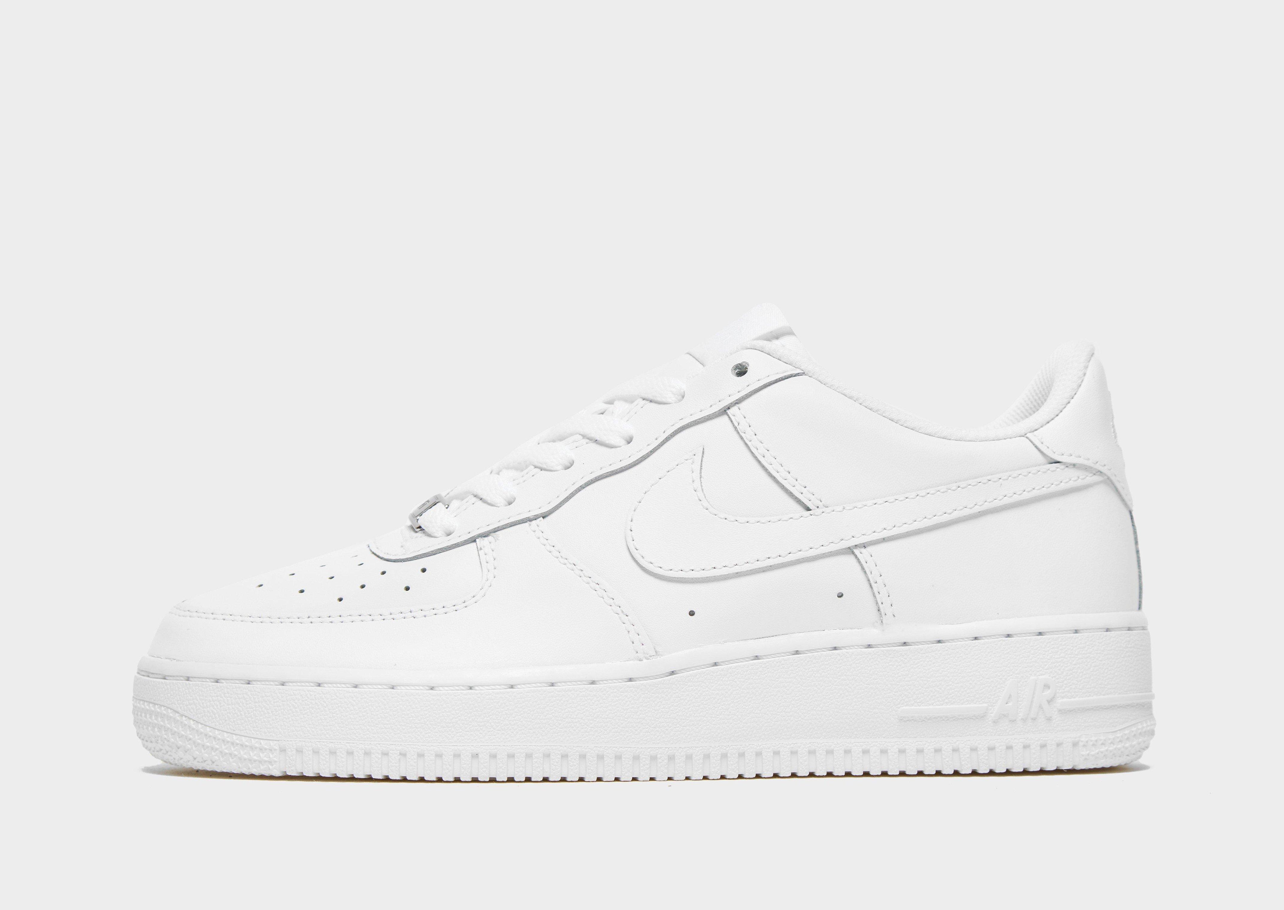 White Nike Air Force 1 Low Junior | JD 