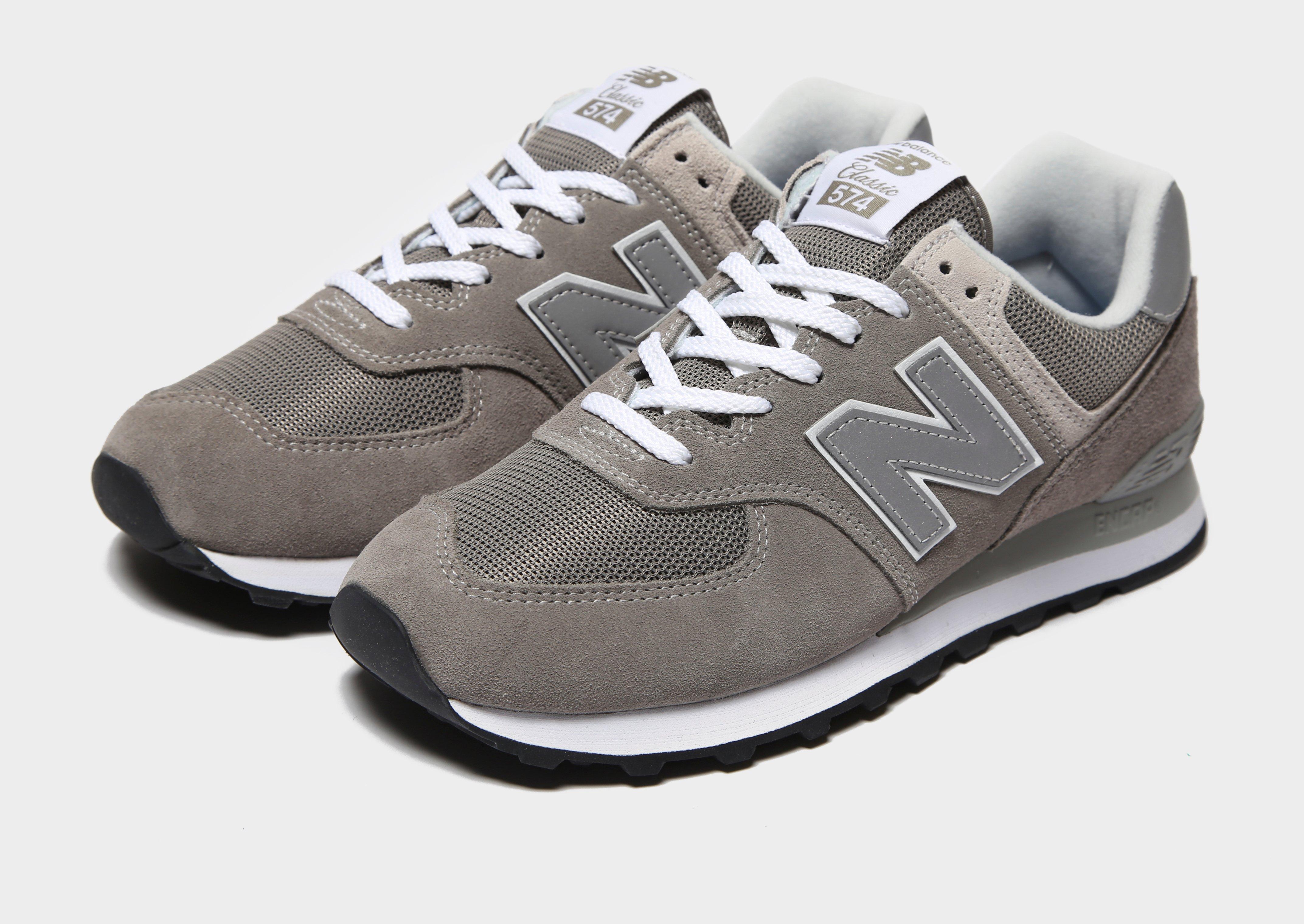 new balance 574 piel marron