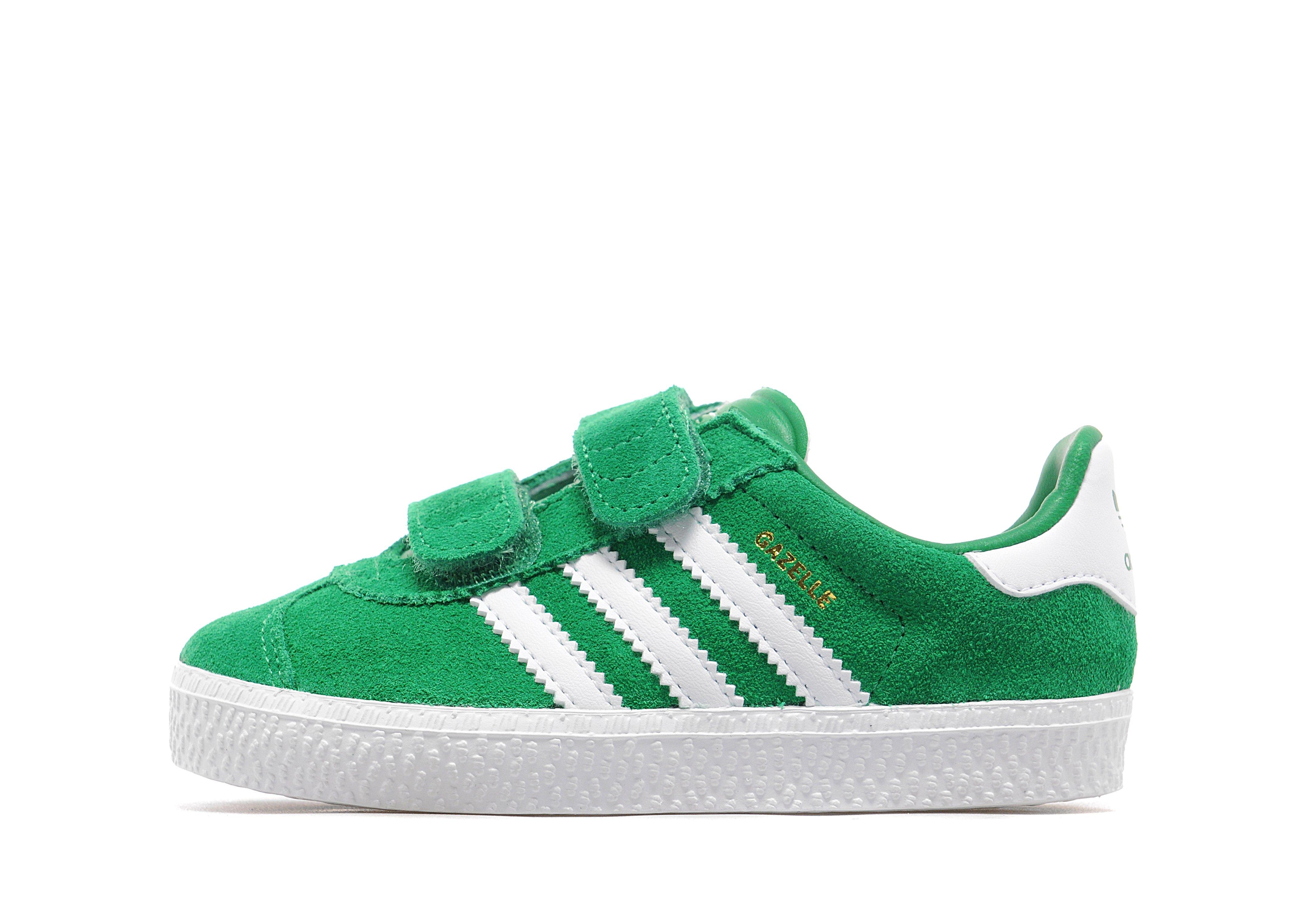 adidas gazelle silver green womens Adidas Originals Gazelle Crib Kids Sneakers  LABELS