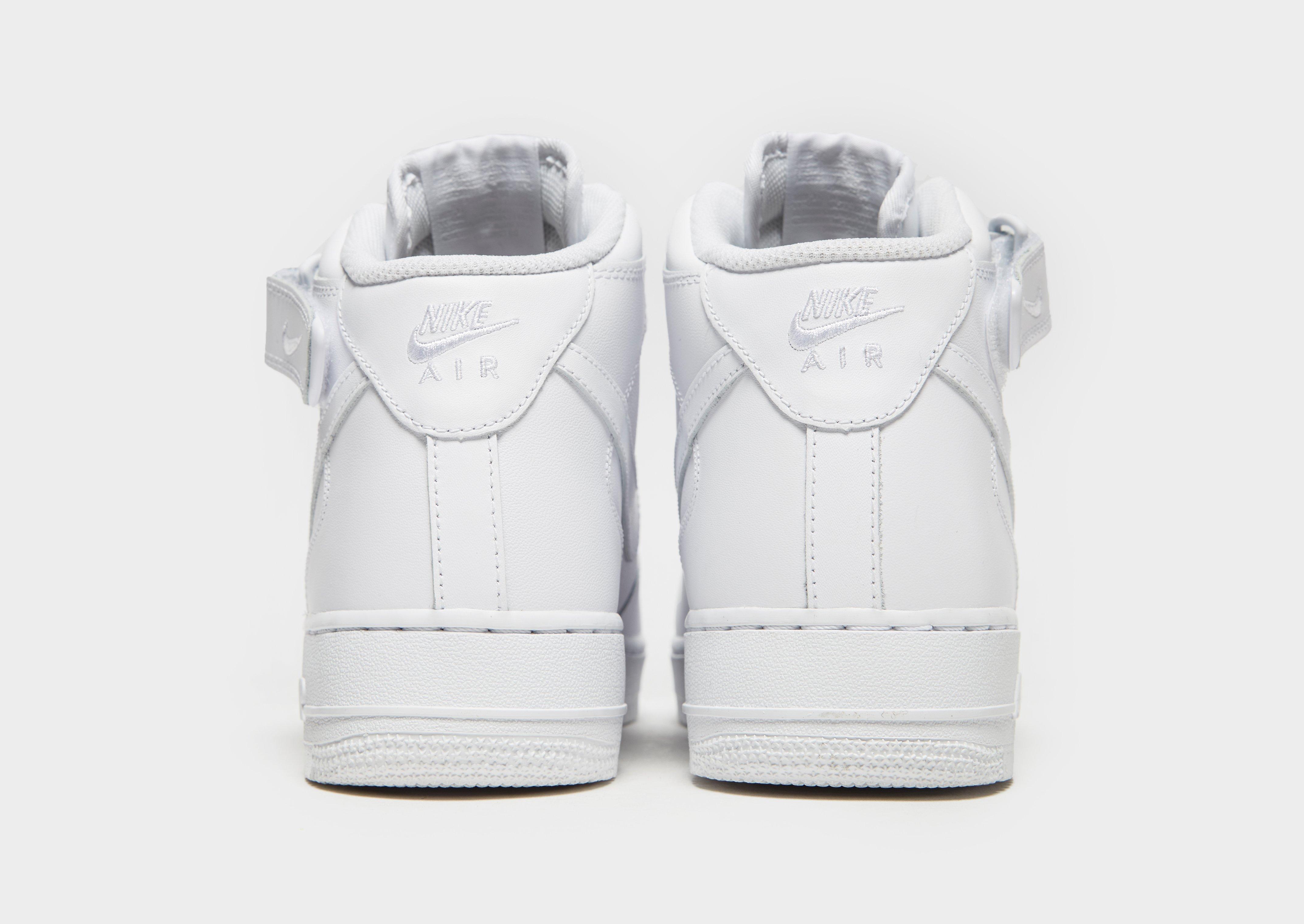 nike air force 1 white mid mens