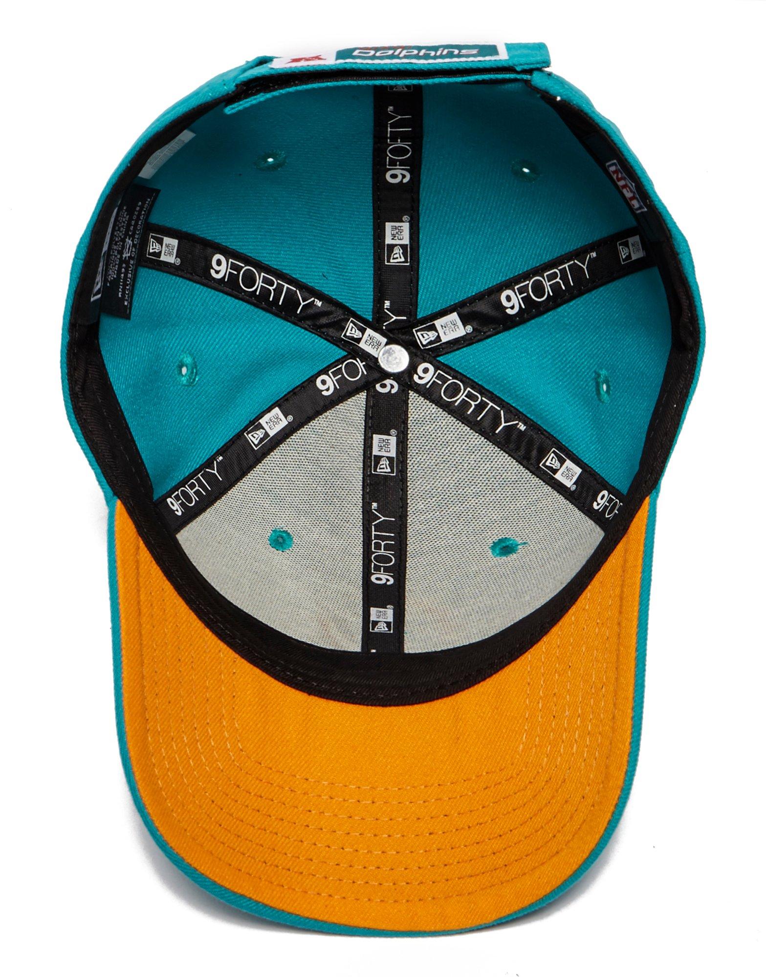 Miami Dolphins New Era Loyalty Trucker 9FORTY Snapback Hat - Aqua