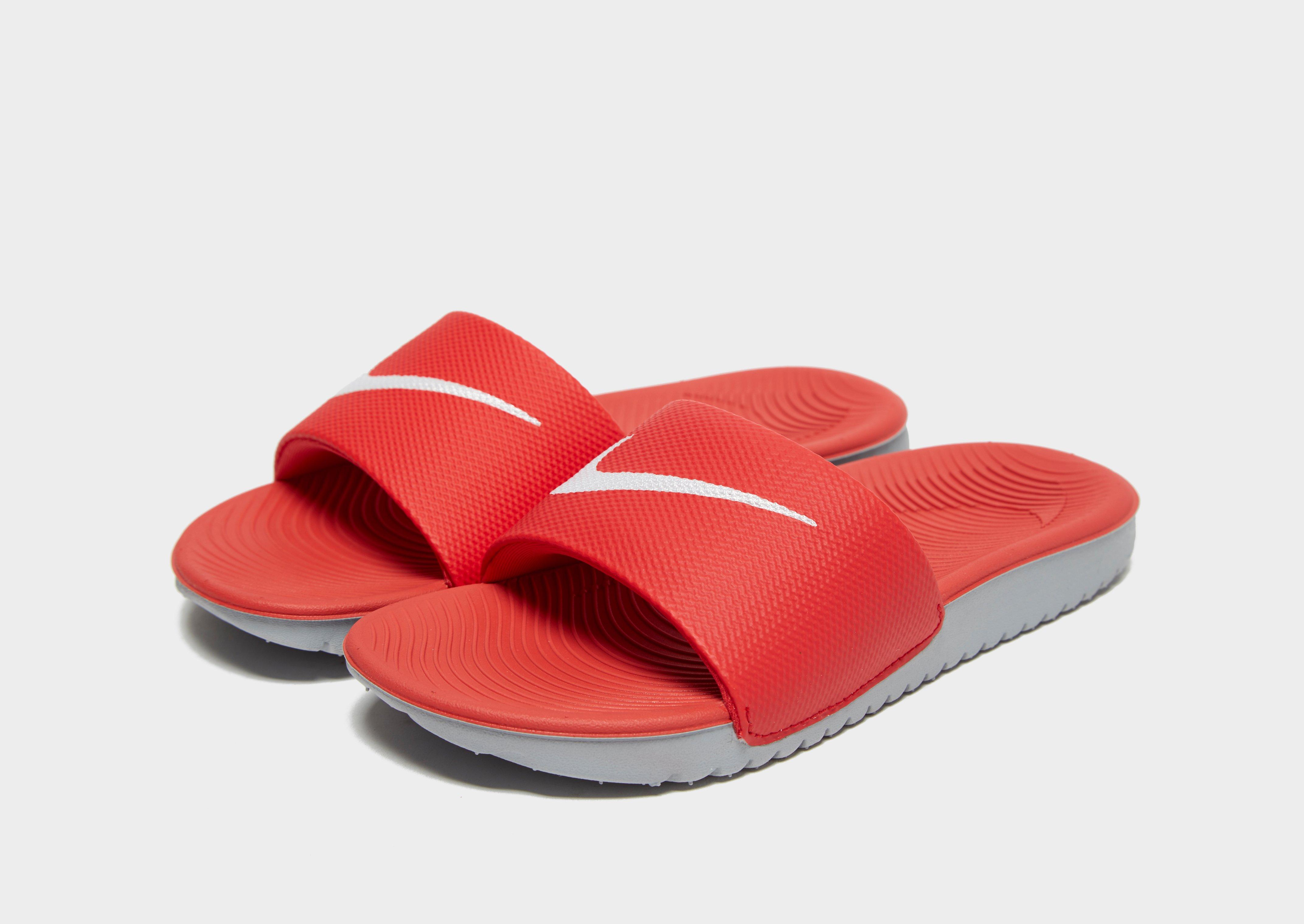 ciabatte nike bambino grigio