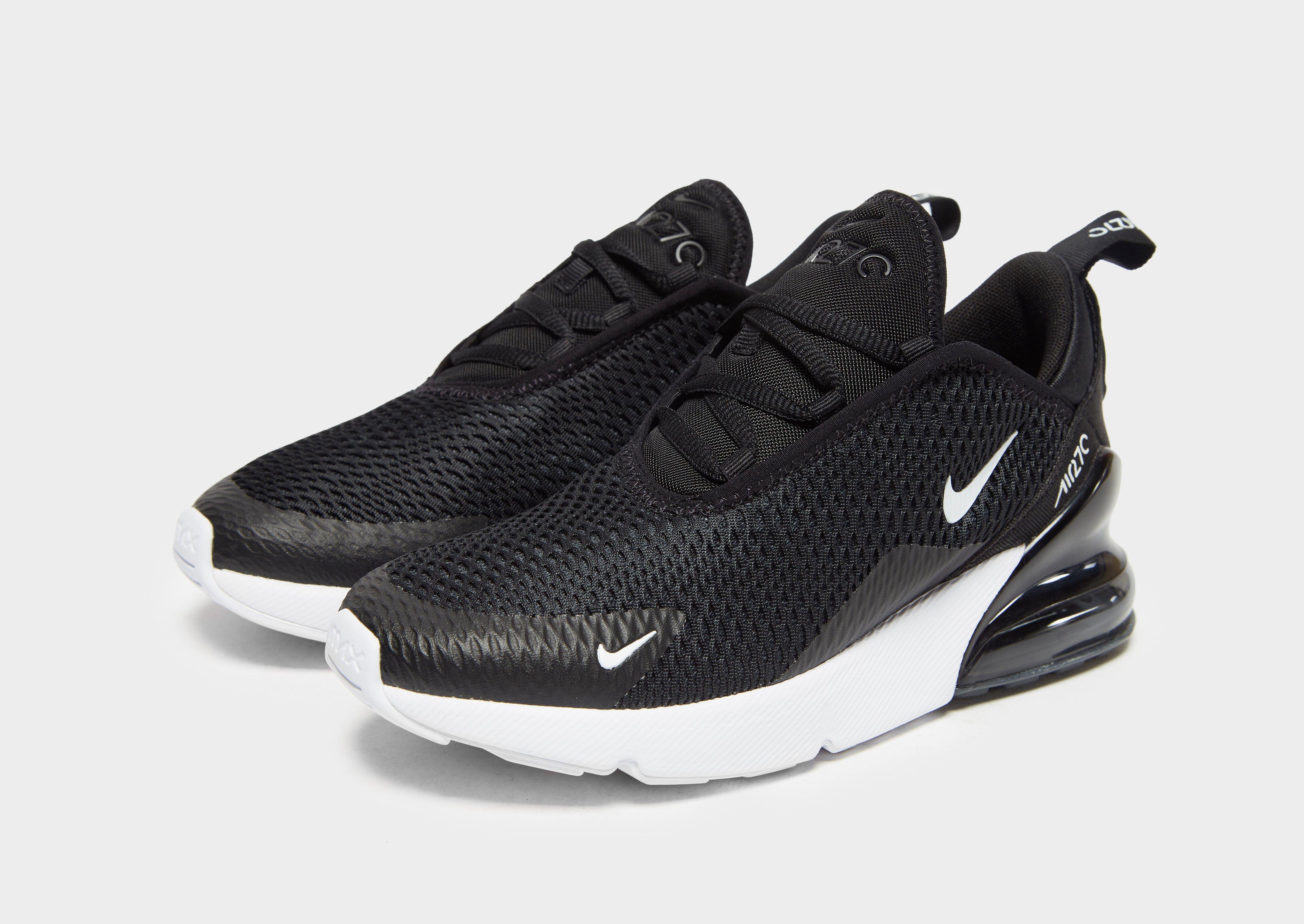 Buy Black Nike Air Max 270 Children | JD Sports