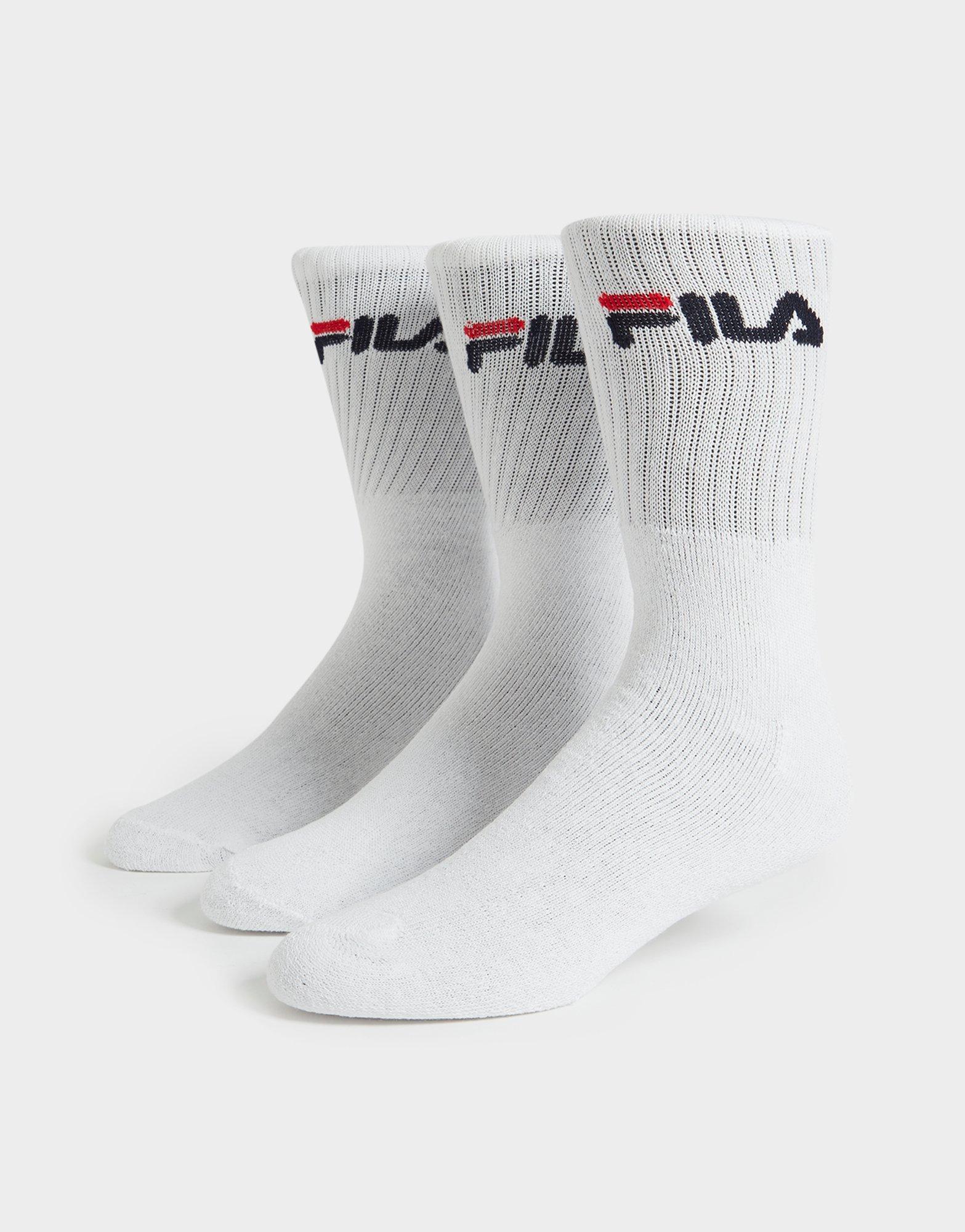 Buy Fila 3 Pack Crew Sports Socks | JD 