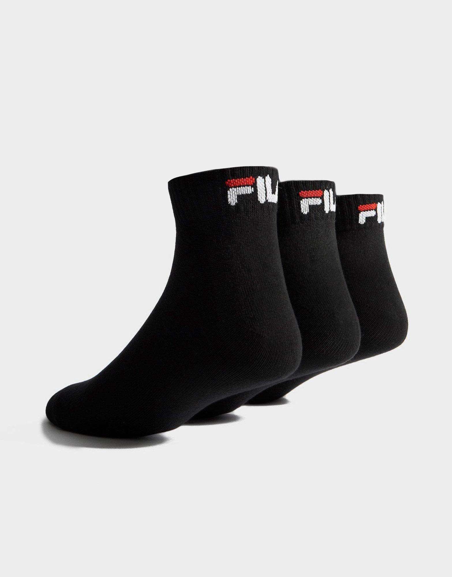 fila black socks