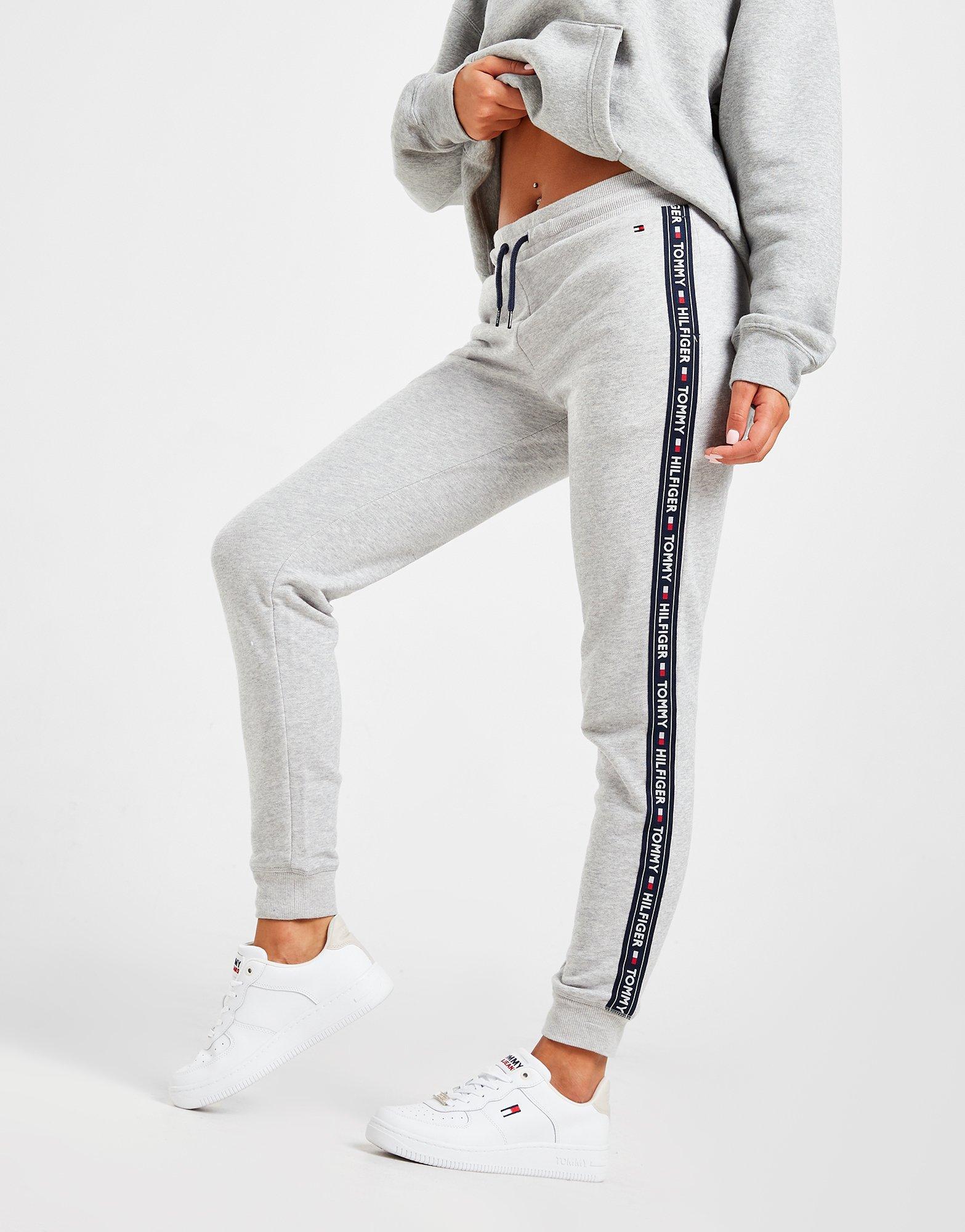 tommy hilfiger grey tracksuit womens