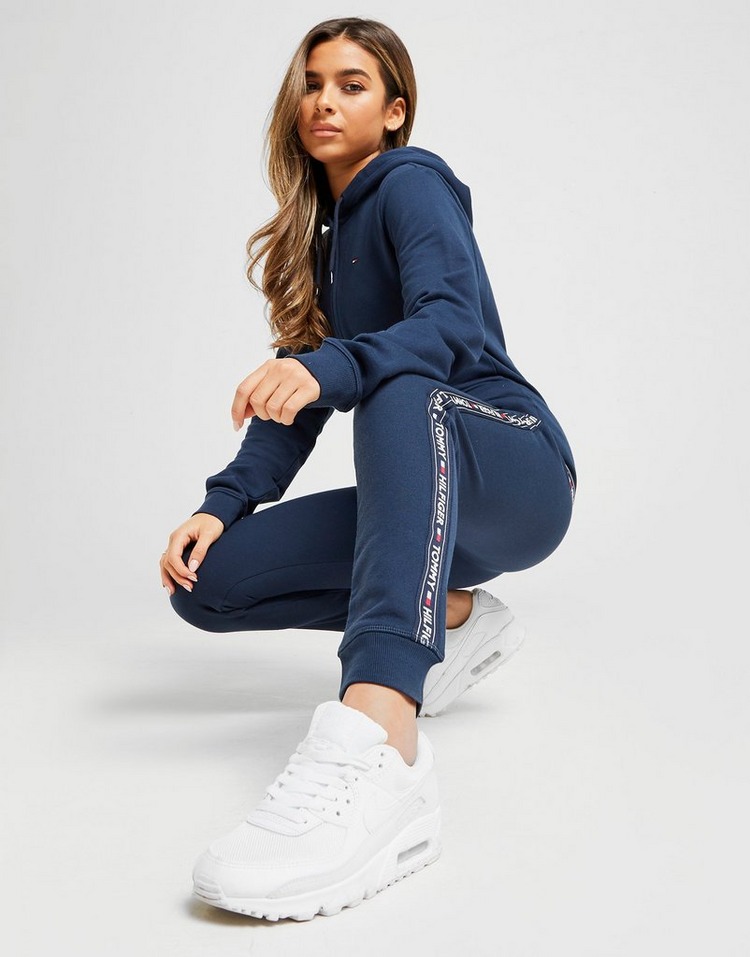 tommy hilfiger logo tape joggers womens