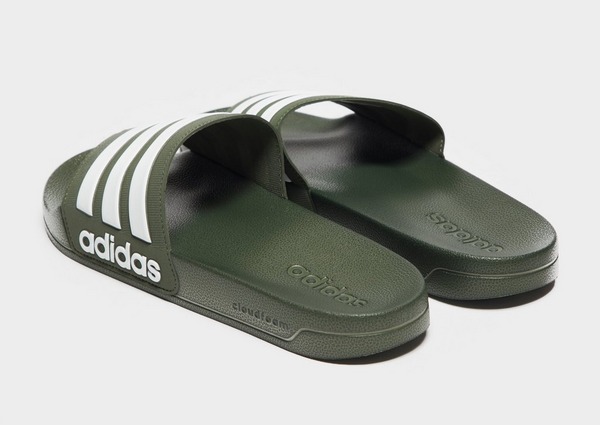 adidas cloudfoam adilette slippers wit heren