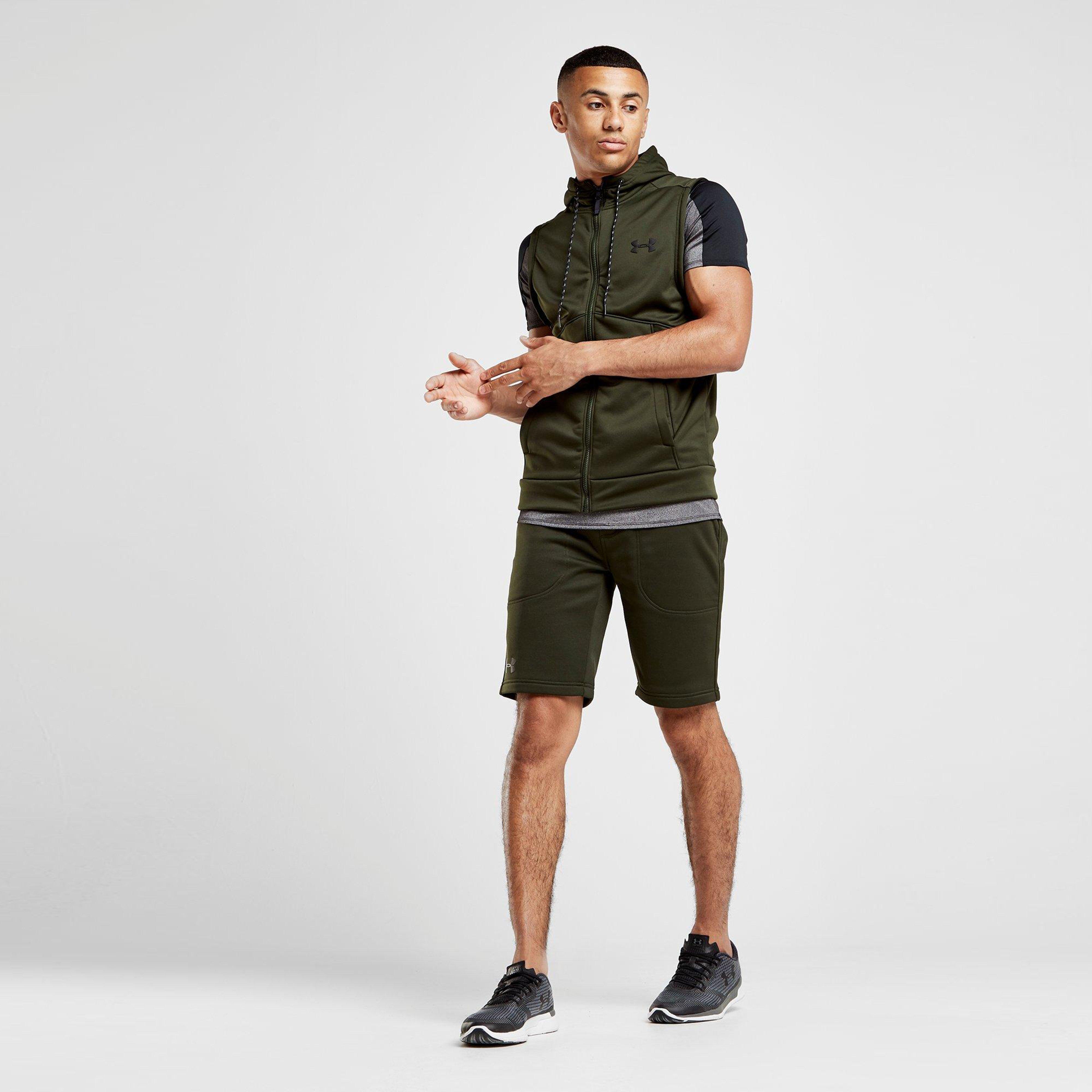 under armour fleece sleeveless hoodie